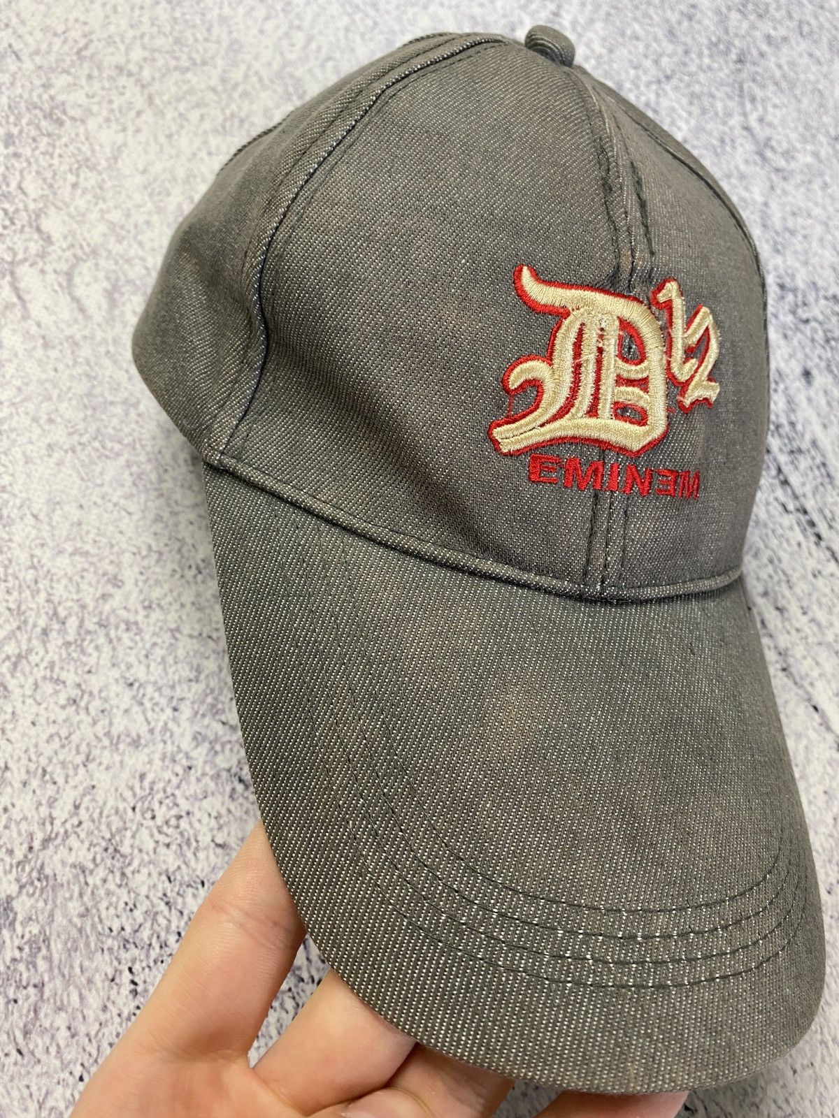 Vintage Vintage 00s Y2k Eminem D12 Slim Shady Cap Hat Size ONE SIZE - 4 Thumbnail