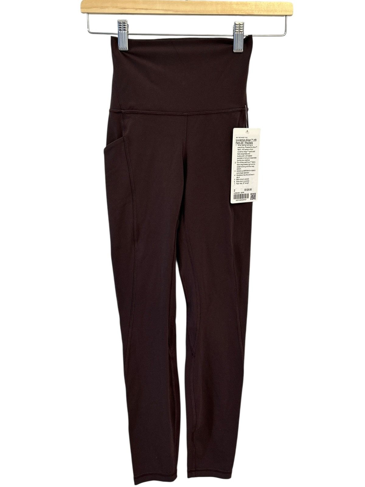 Lululemon Lululemon Align High-Rise Pant with Pockets 25" Size 2 NWT Size 26" / US 2 / IT 38 - 4 Thumbnail