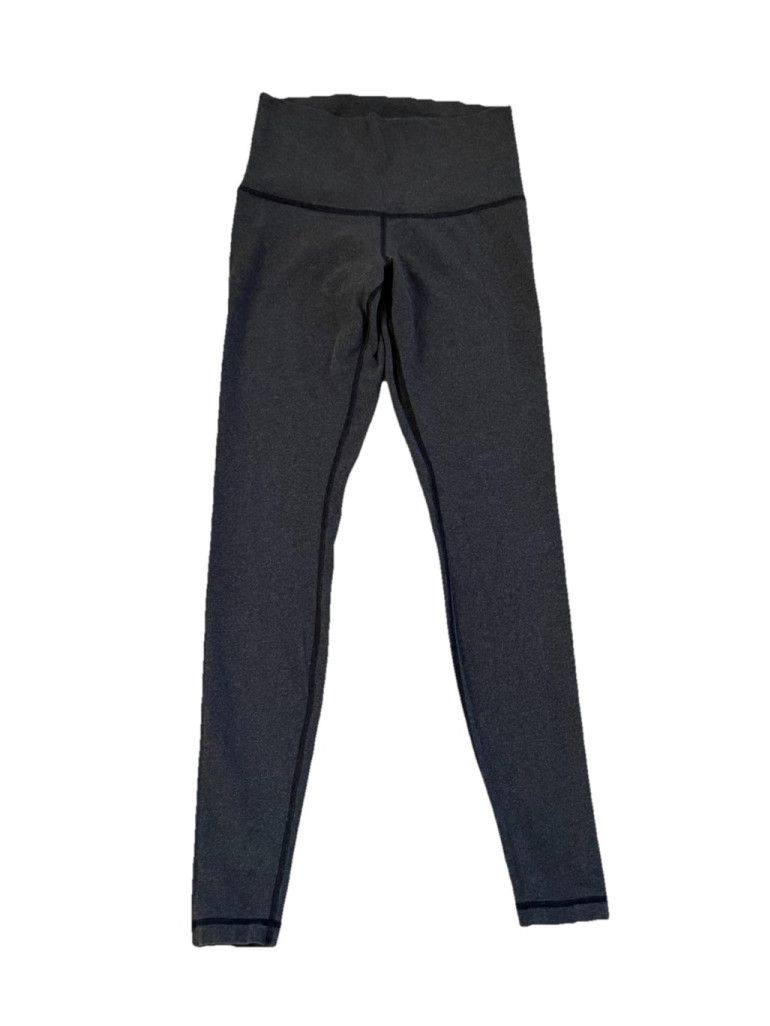Lululemon LULULEMON HIGH RISE 30” GRAY COLOR SIZE 8 Waist 13.5” Size 30" / US 8 / IT 44 - 2 Thumbnail
