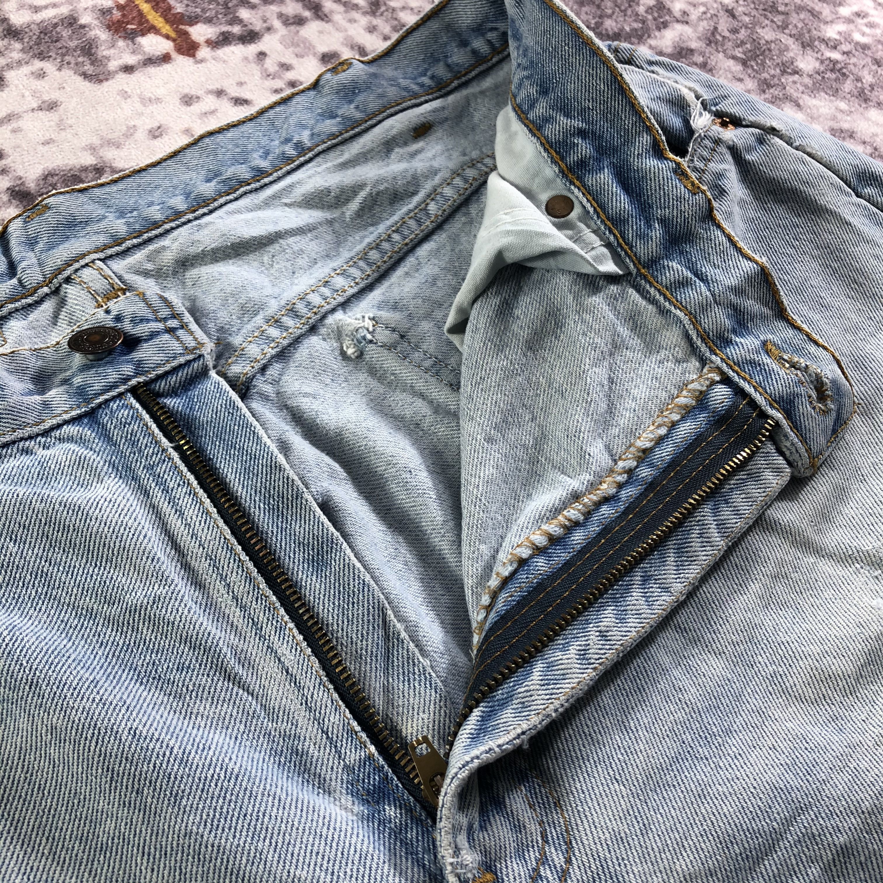 Levi's × Vintage Vintage 90s Light Wash Levis Jeans-JM3428 Size US 38 / EU 54 - 8 Thumbnail