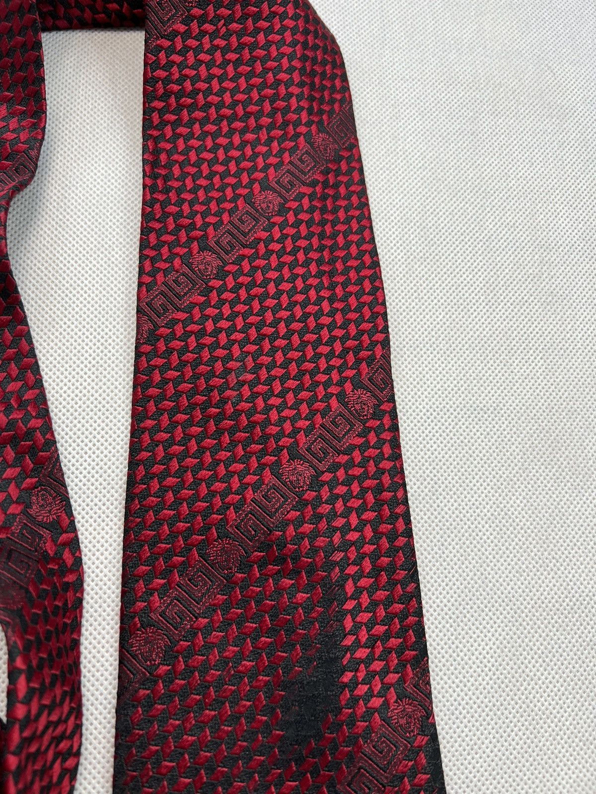 Versace × Vintage Tie Gianni Versace Multi Logo Vintage 90’s Size ONE SIZE - 5 Thumbnail
