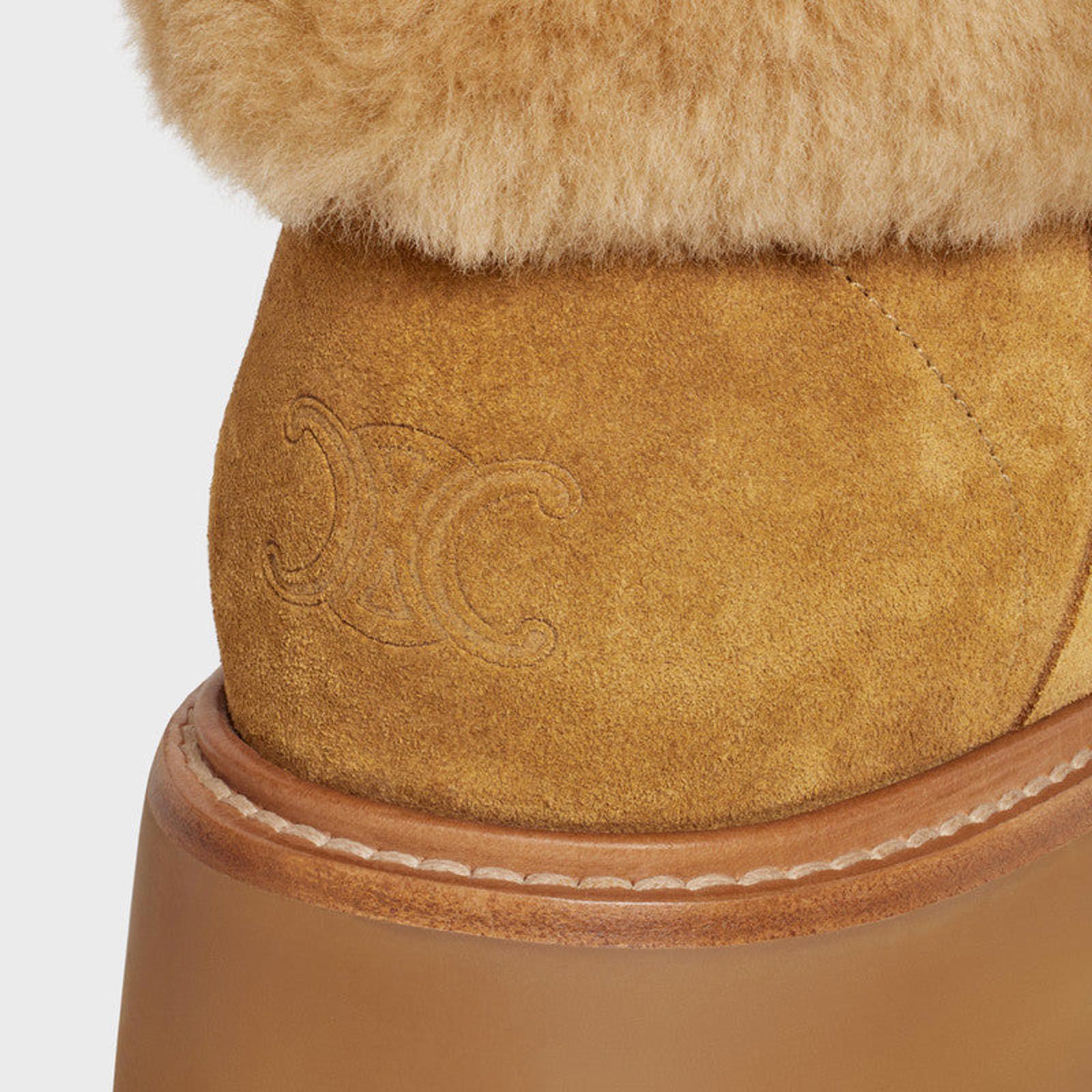 Celine Celine Bulky Cropped Triomphe Boots Size US 5 / IT 35 - 4 Thumbnail