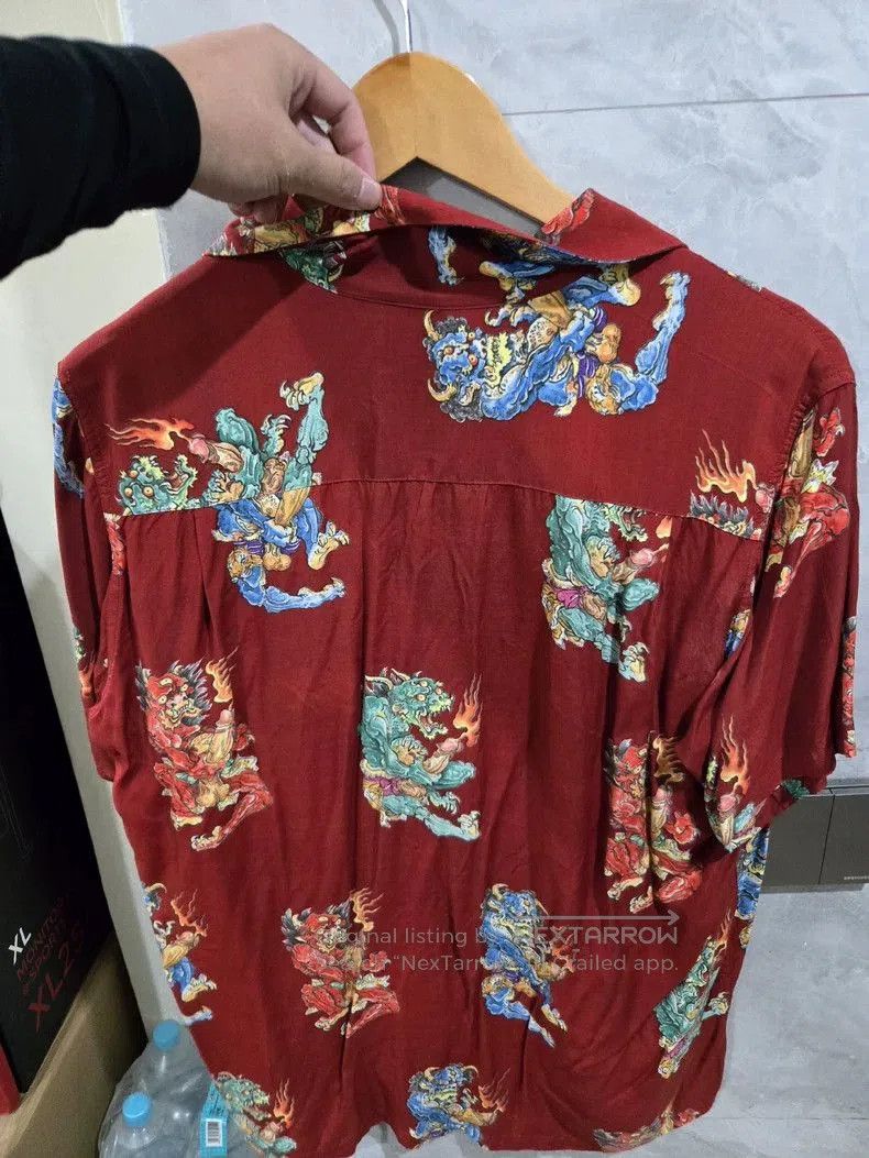 Wacko Maria Wacko Maria Silk Graphic Button-Up Shirt Size US L / EU 52-54 / 3 - 2 Thumbnail