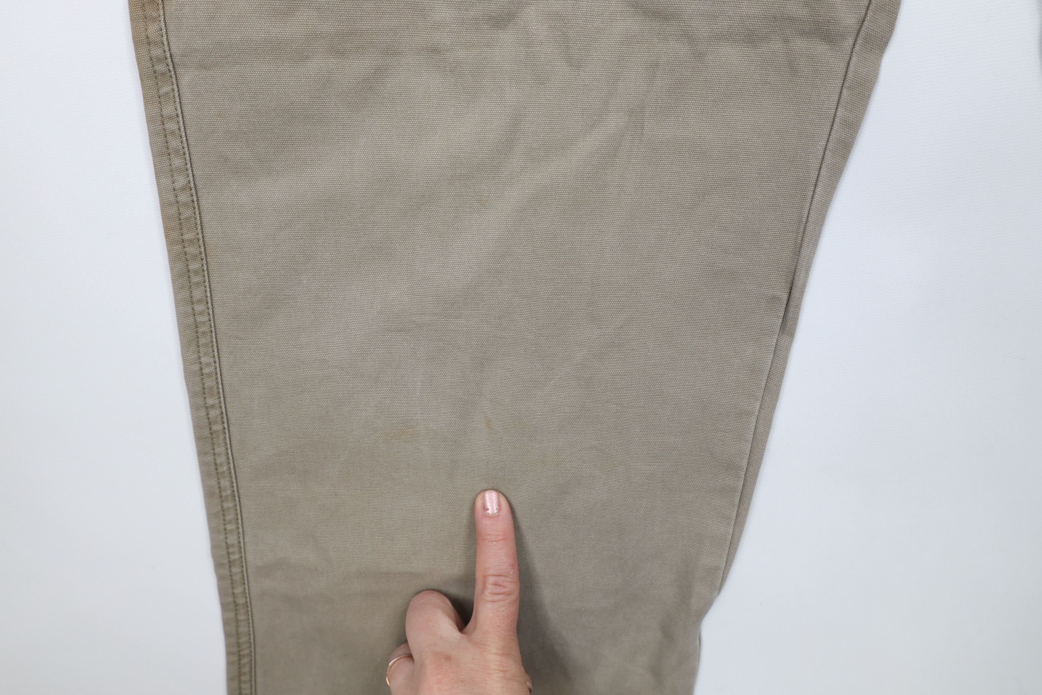 Columbia × Vintage Vintage Columbia Spell Out Canvas Wide Leg Pants Beige Size US 36 / EU 52 - 6 Thumbnail