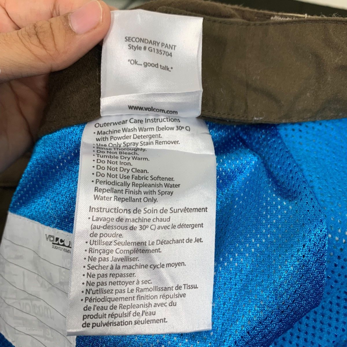 Volcom VOLCOM NIMBUS 8000MM / 7000GM2 Ski Pant #0134-C7 Size US 36 / EU 52 - 16 Thumbnail