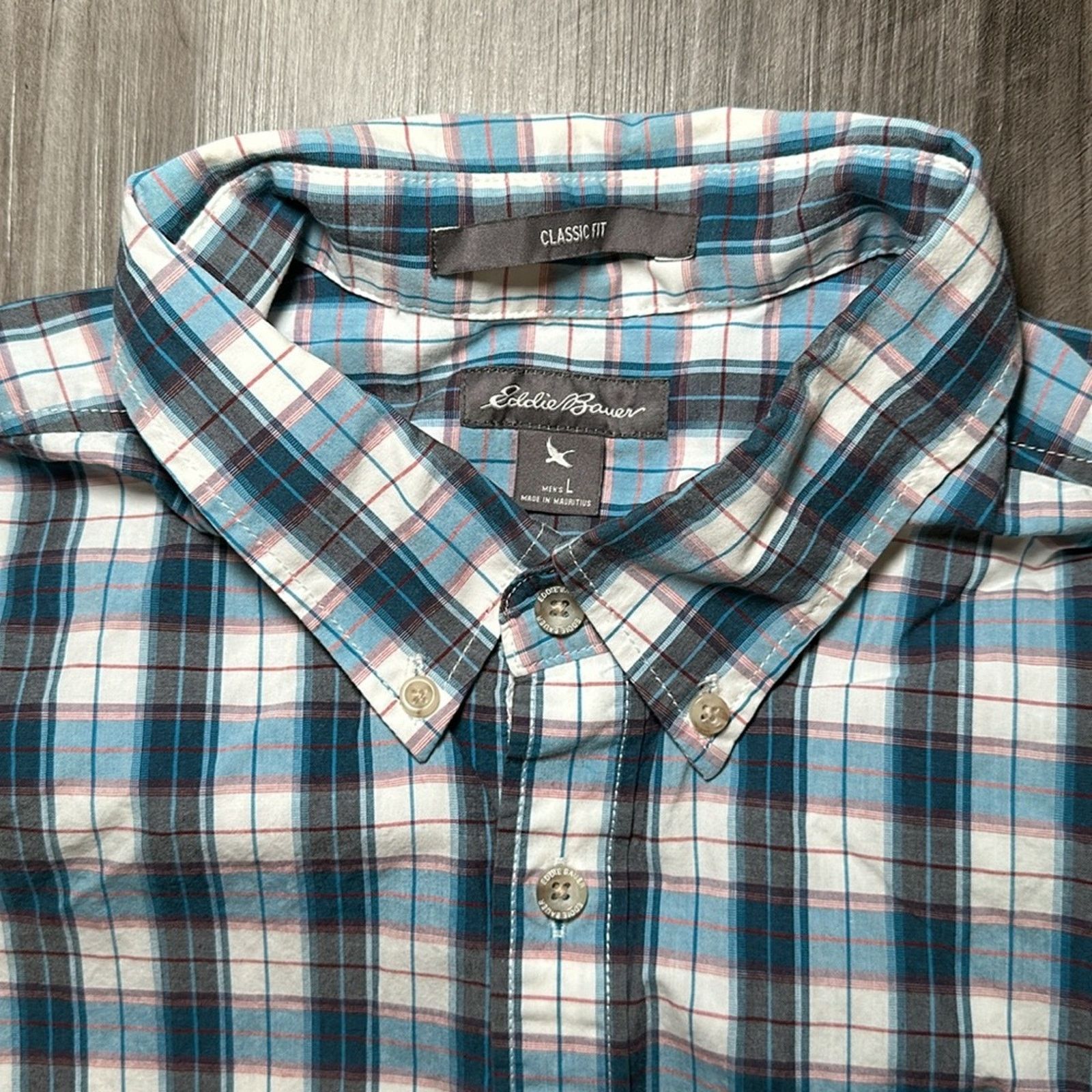 Eddie Bauer Eddie Bauer Classic Fit Long Sleeve Button Down - Large Size US L / EU 52-54 / 3 - 6 Thumbnail