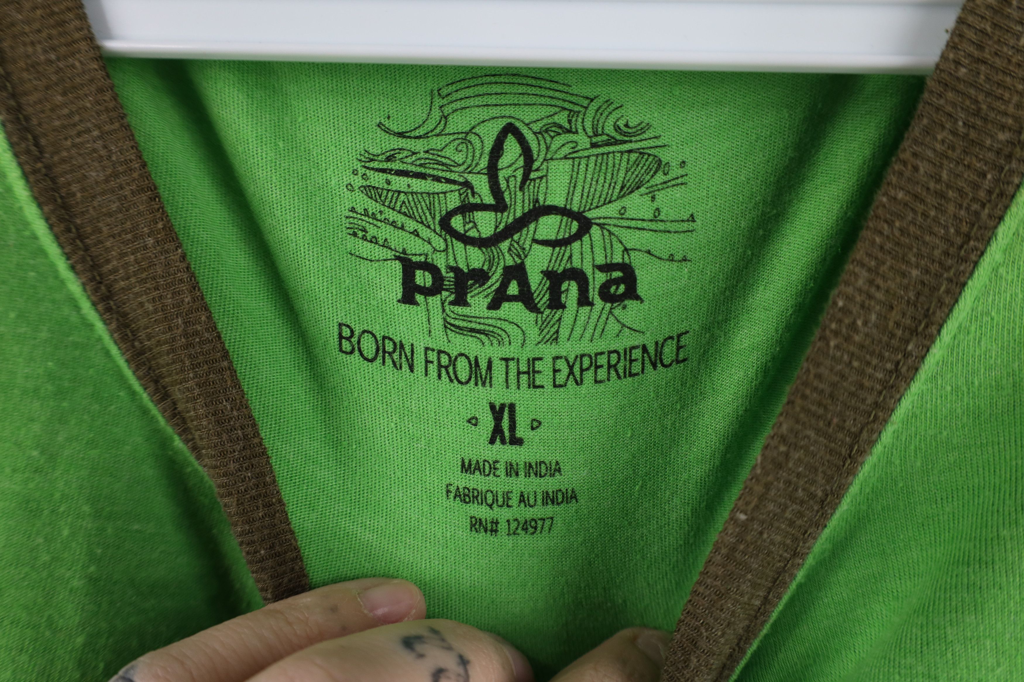 Prana prAna Breathe Spell Rock Climbing Knit Short Sleeve T-Shirt Size US XL / EU 56 / 4 - 9 Thumbnail