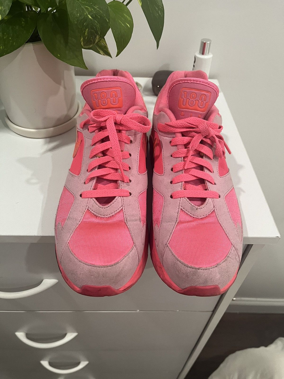 Comme des Garcons × Nike Comme Des Garcon Nike Air Max Triple Pink Size US 9.5 / EU 42-43 - 4 Thumbnail