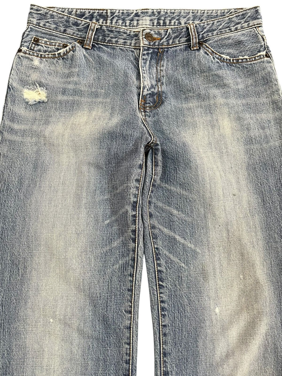 14th Addiction × 4GSELLER Vintage Cocolulu Big Logo Imprint Denim Size US 32 / EU 48 - 3 Thumbnail