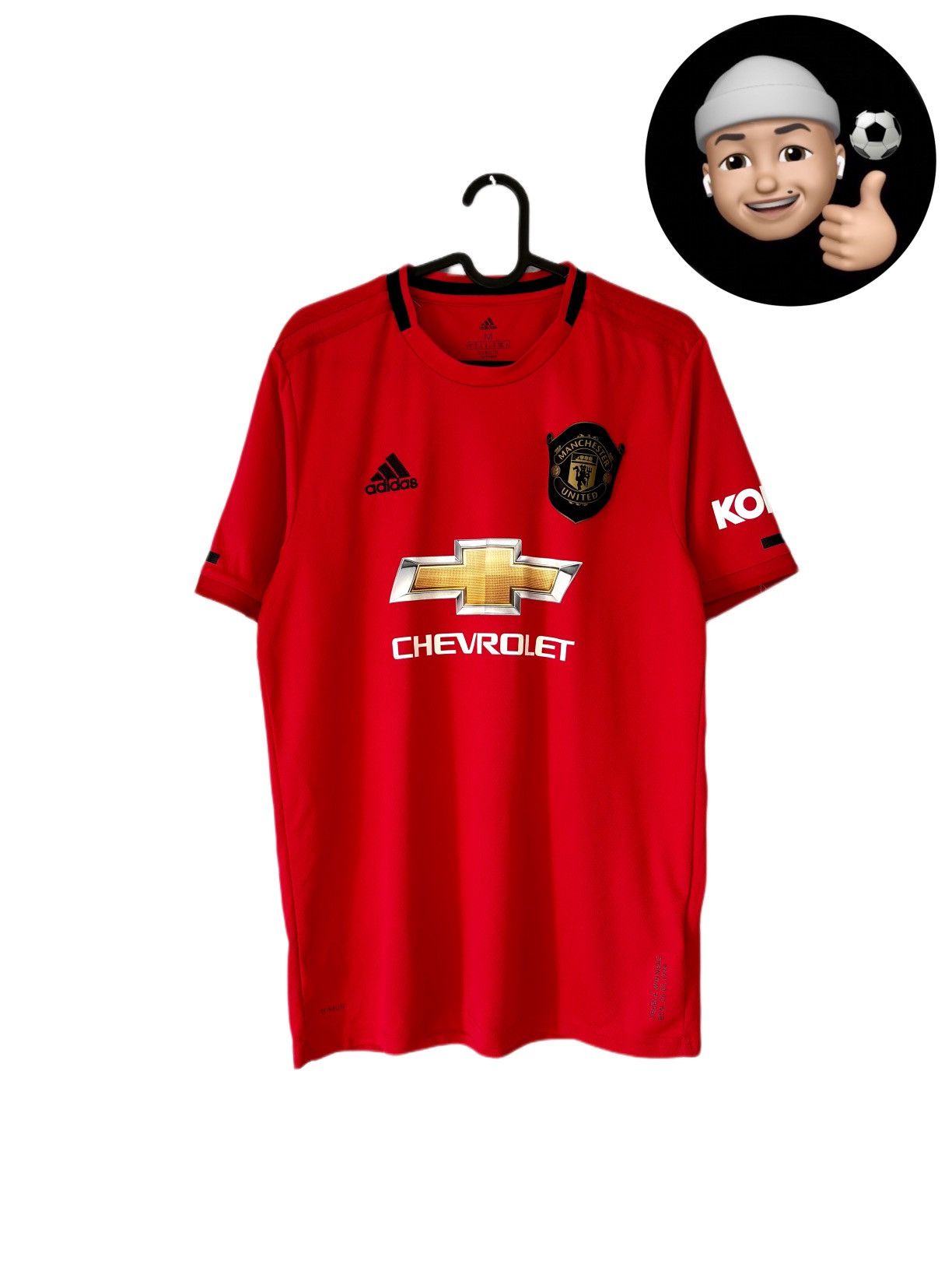 Adidas 2019 2020 Manchester United England Adidas Soccer Jersey Kit Size US M / EU 48-50 / 2 - 1 Thumbnail
