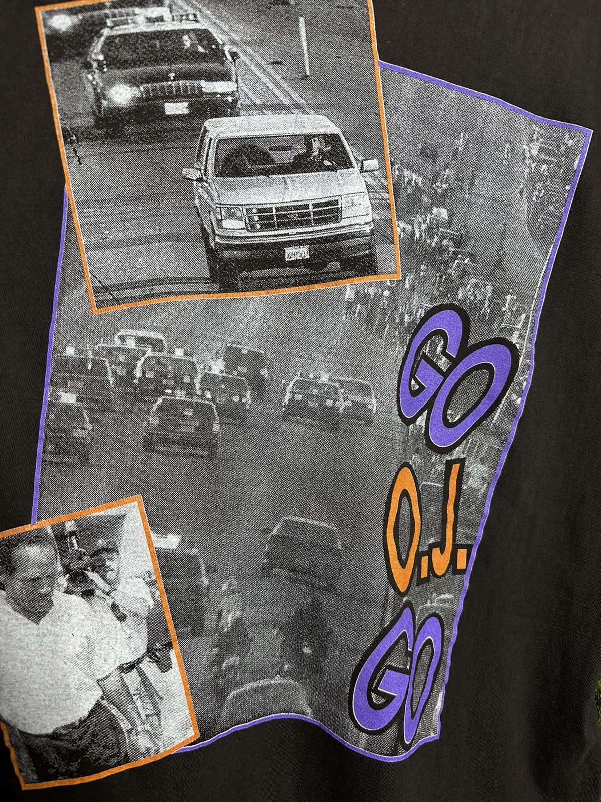 Vintage Vintage Pray for O.J. Simpson go O.J. 90s rap tee shirt Size US XL / EU 56 / 4 - 5 Thumbnail