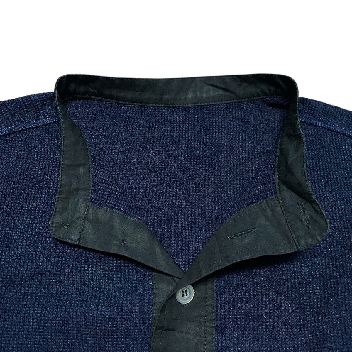 Maison Margiela Rare‼️🔥Maison Margiela Waffle Button Henley Neck T-shirt Size US S / EU 44-46 / 1 - 4 Thumbnail