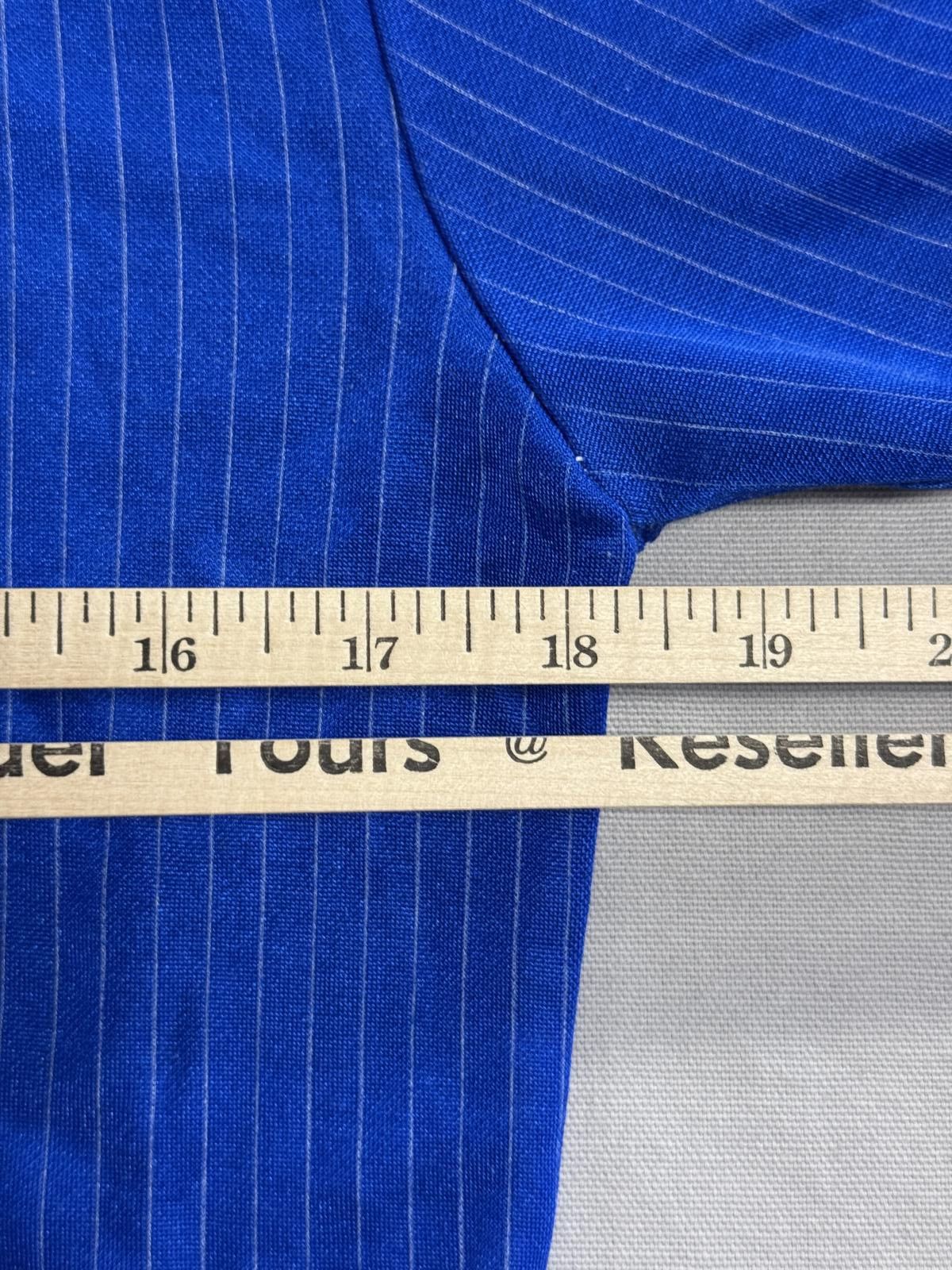 Designer Vintage Football uhlsport Goalie Jersey Blue Pin Stripe - M Size US M / EU 48-50 / 2 - 6 Thumbnail