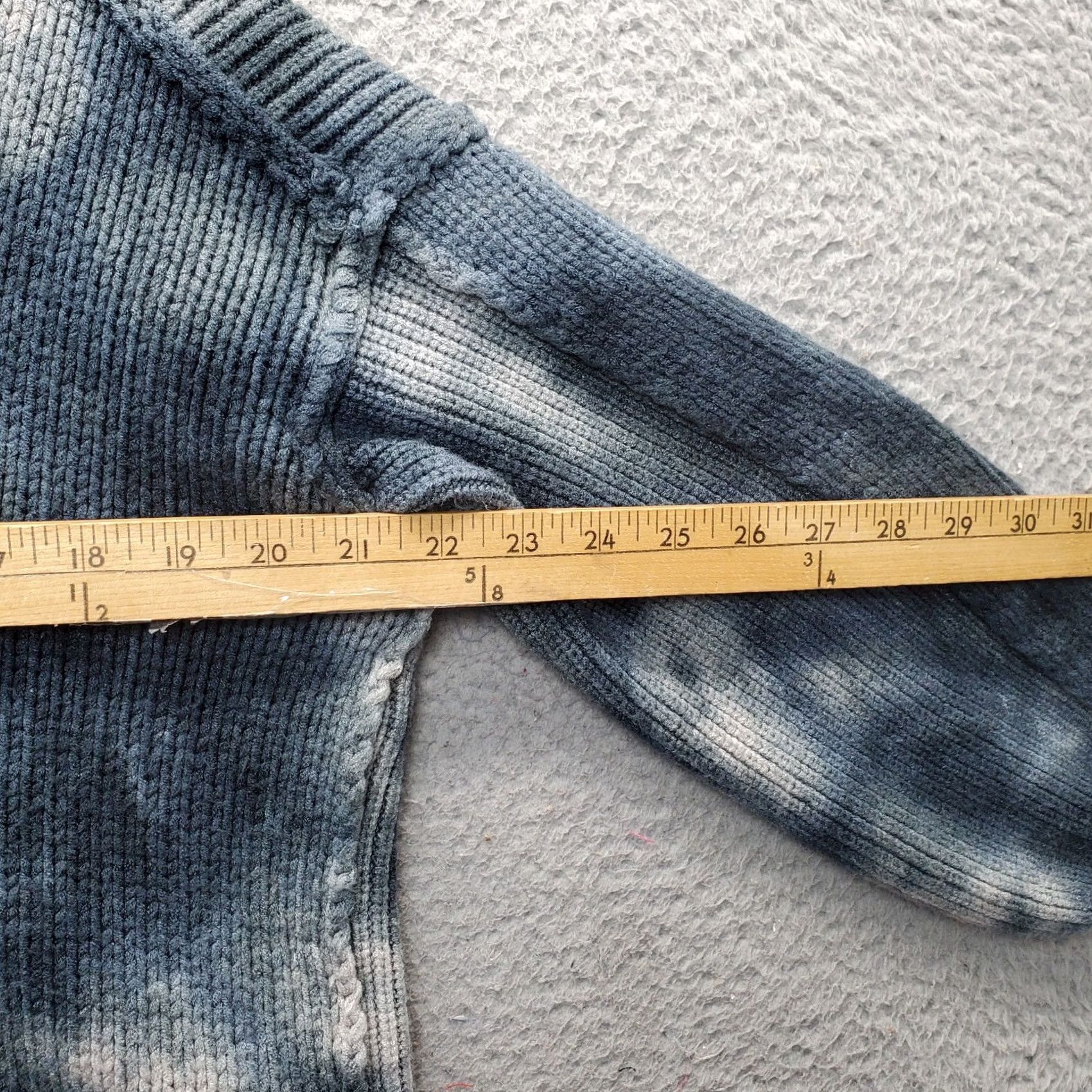 Vintage Havana Vintage Havana Womens Small Multi Tie Dye Crop Sweater V Neck Knit Pullover Raglan Long Sleeve Casual Fall Winter Hoodie? Size S / US 4 / IT 40 - 4 Thumbnail
