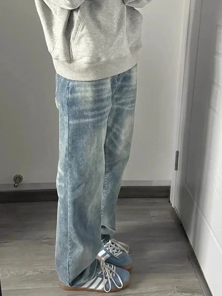 Japanese Brand Retro minimalist loose straight leg jeans Size US 30 / EU 46 - 3 Thumbnail