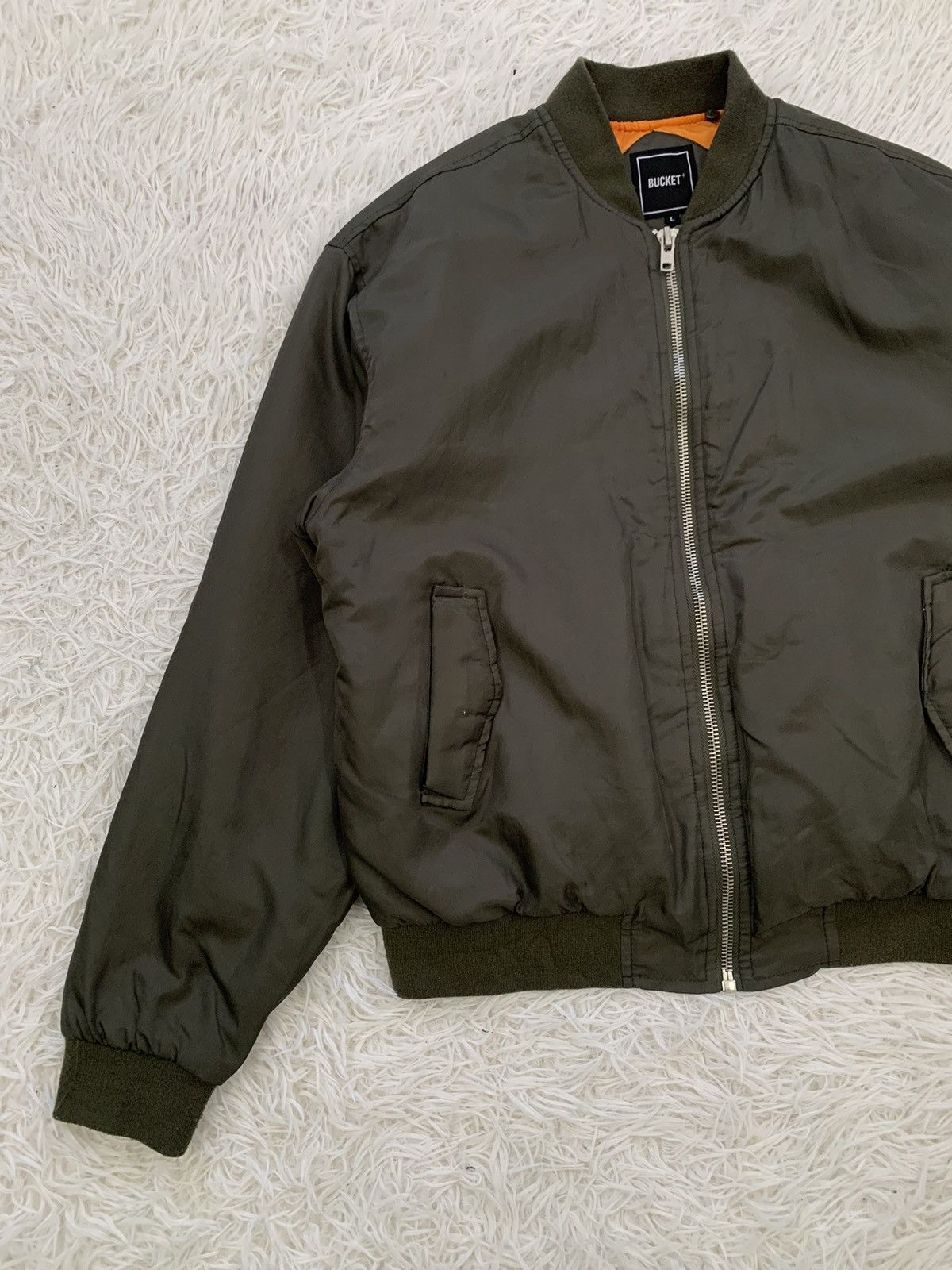 Japanese Brand Bucket Bomber Jacket Size US L / EU 52-54 / 3 - 3 Thumbnail