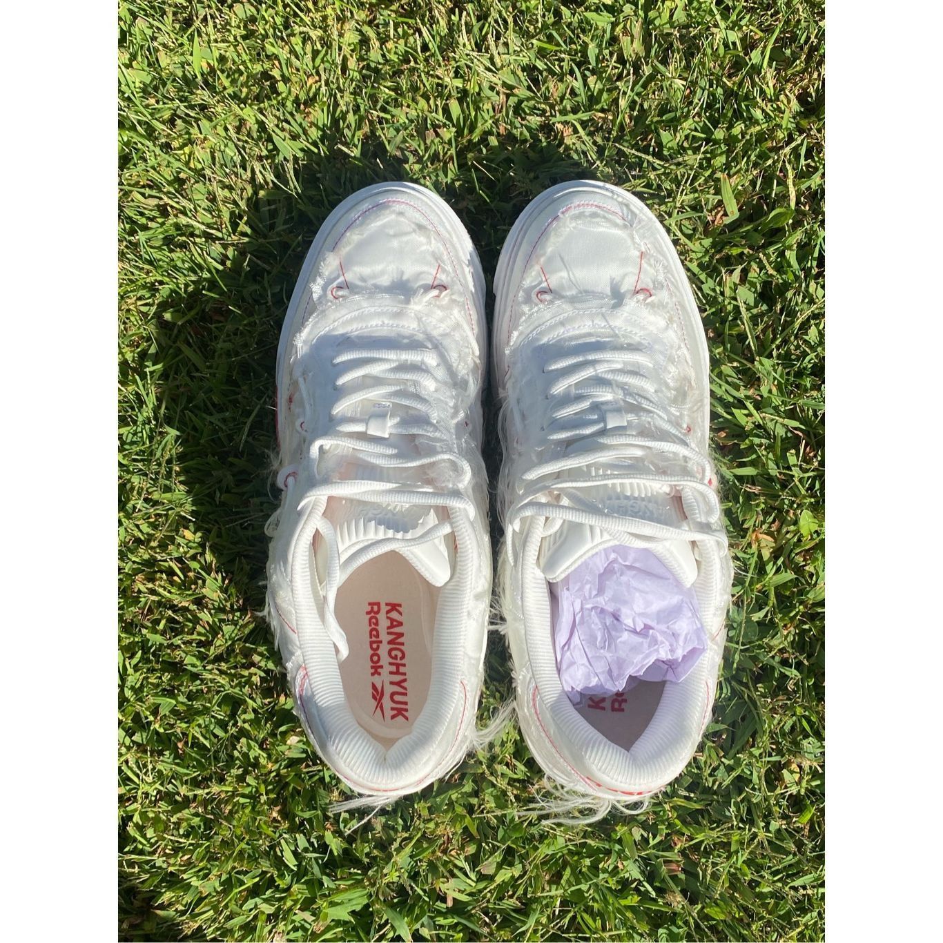 Reebok x Kanghyuk Club C in White & Red Size 11 NIB MSRP: $9