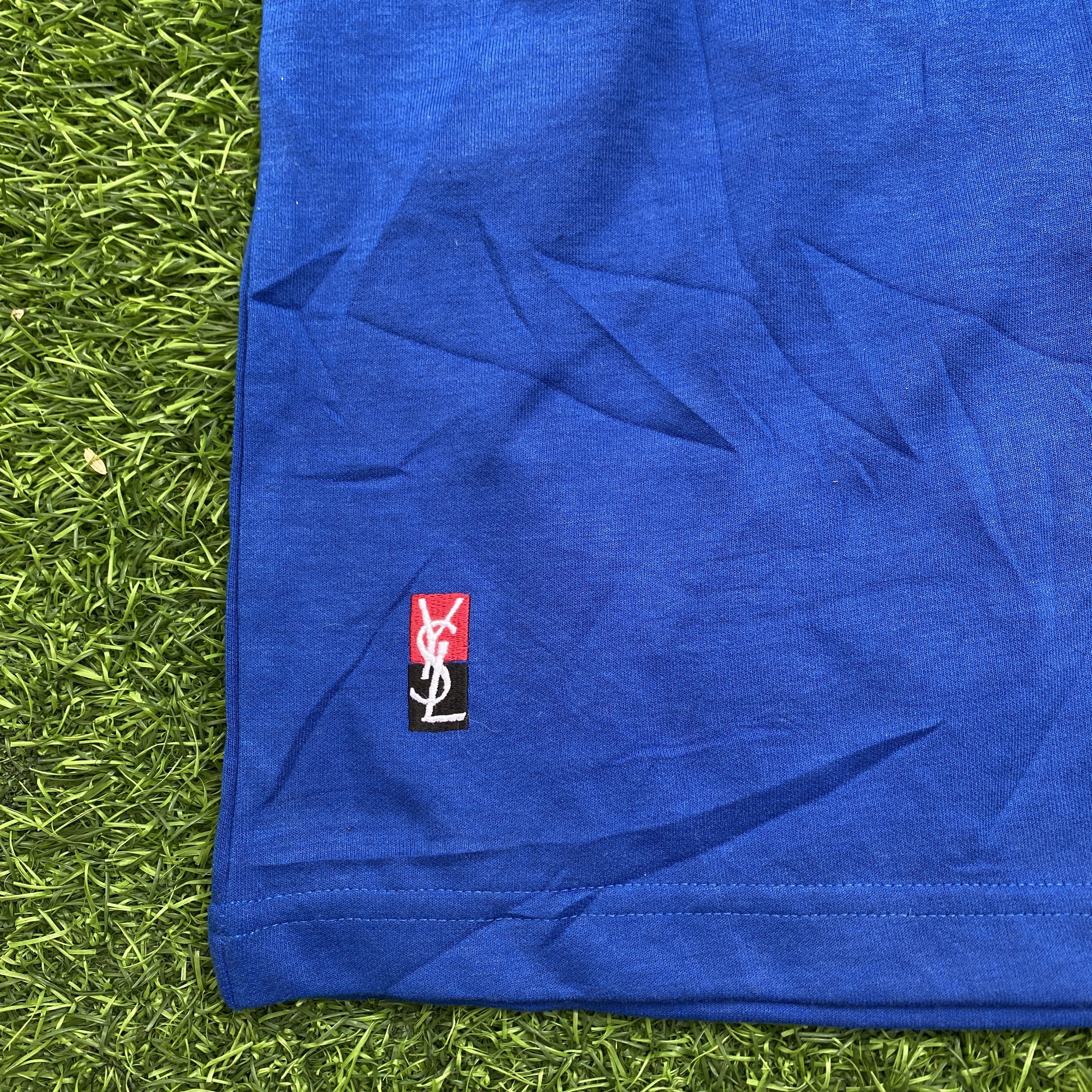 Vintage × Yves Saint Laurent Vintage Yves Saint Laurent Embordiery Logo Boardshort Size US 30 / EU 46 - 4 Thumbnail