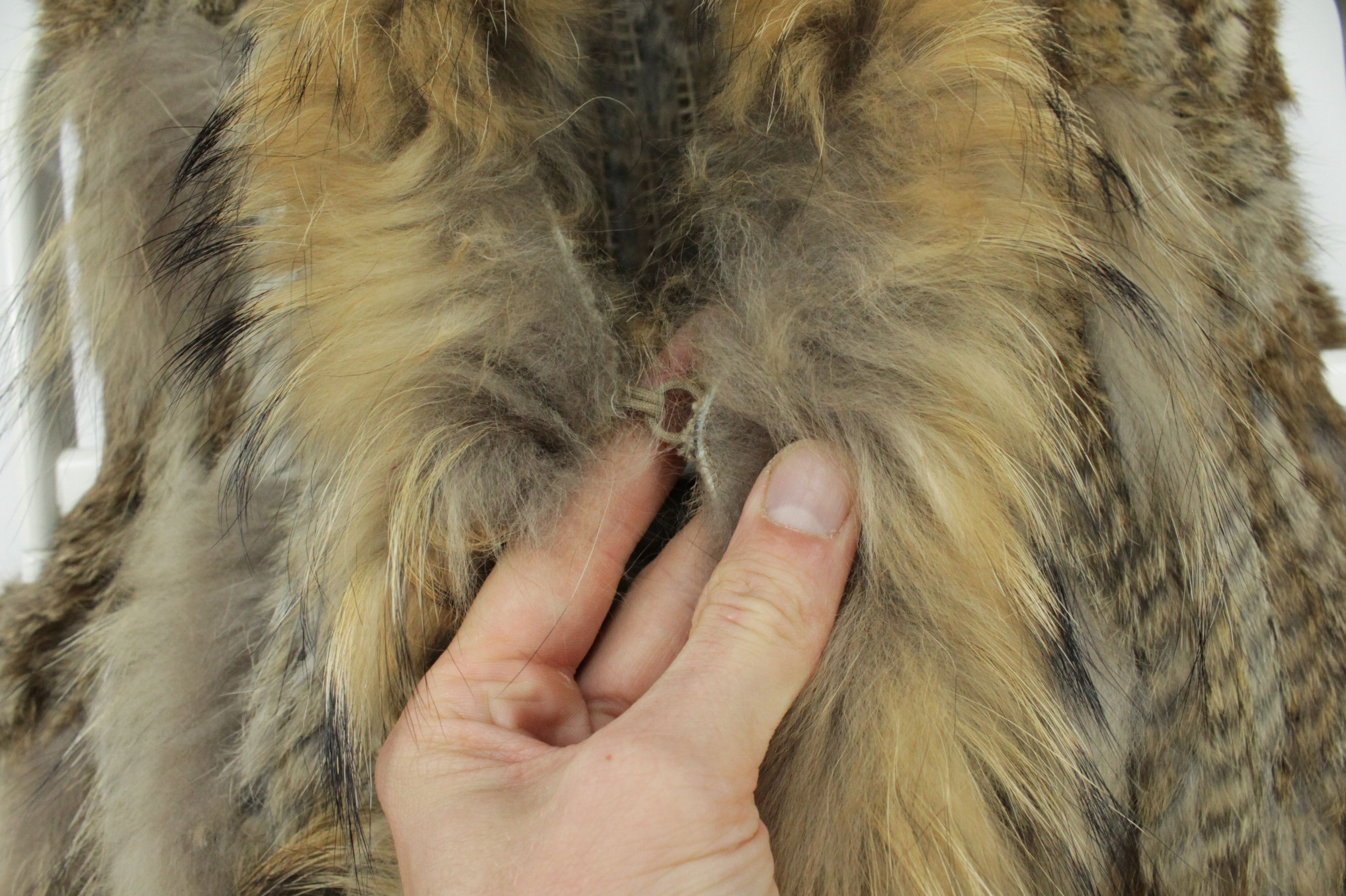 Other Natural Dark Fur Rabbit Vest Size M / US 6-8 / IT 42-44 - 9 Thumbnail
