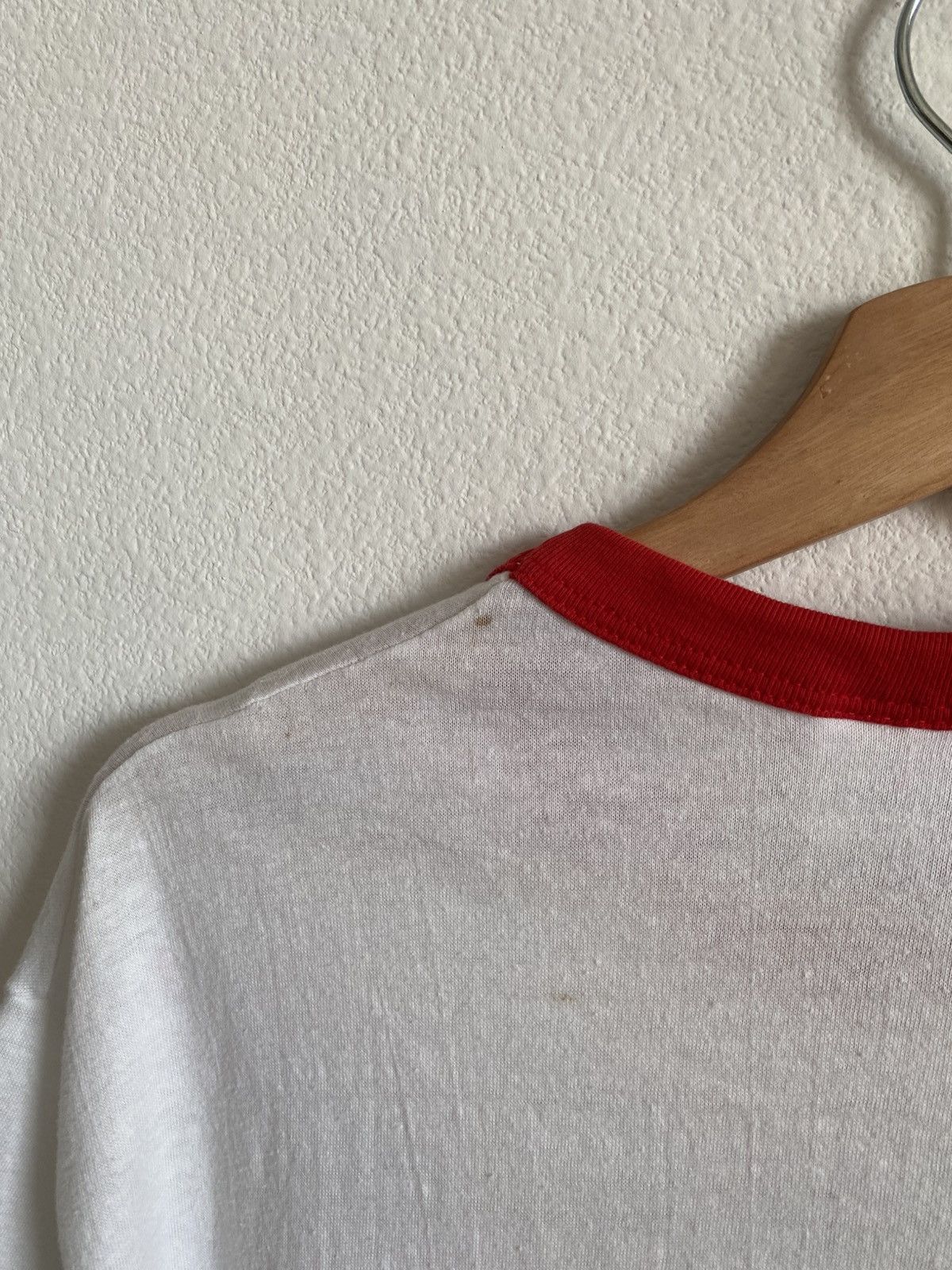 Vintage Vintage 80s Ollie North Ringer Tee Size US XL / EU 56 / 4 - 6 Thumbnail