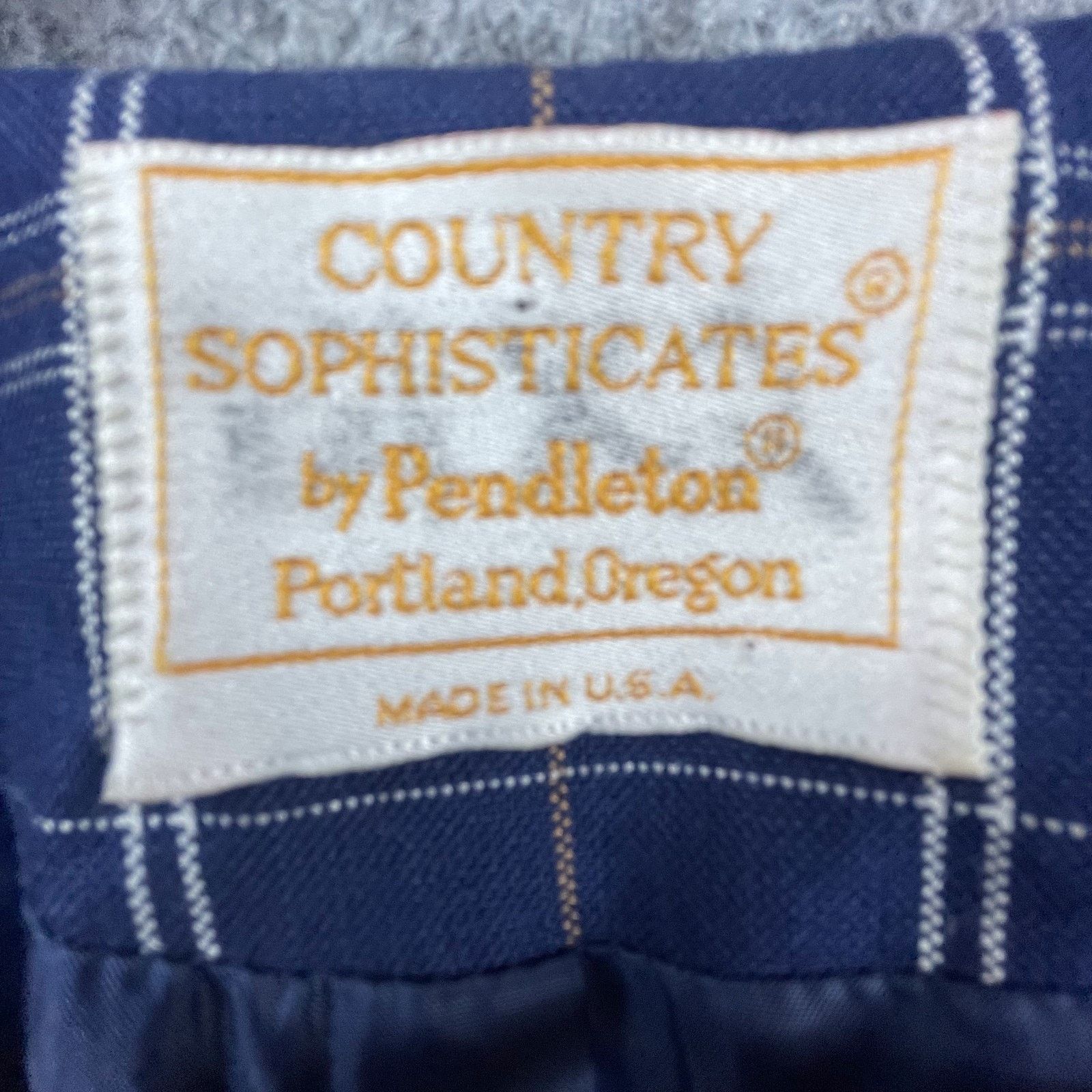 Pendleton Vtg Country Sophisticates By Pendleton Blazer Academia Nerd Size XL / US 12-14 / IT 48-50 - 3 Thumbnail