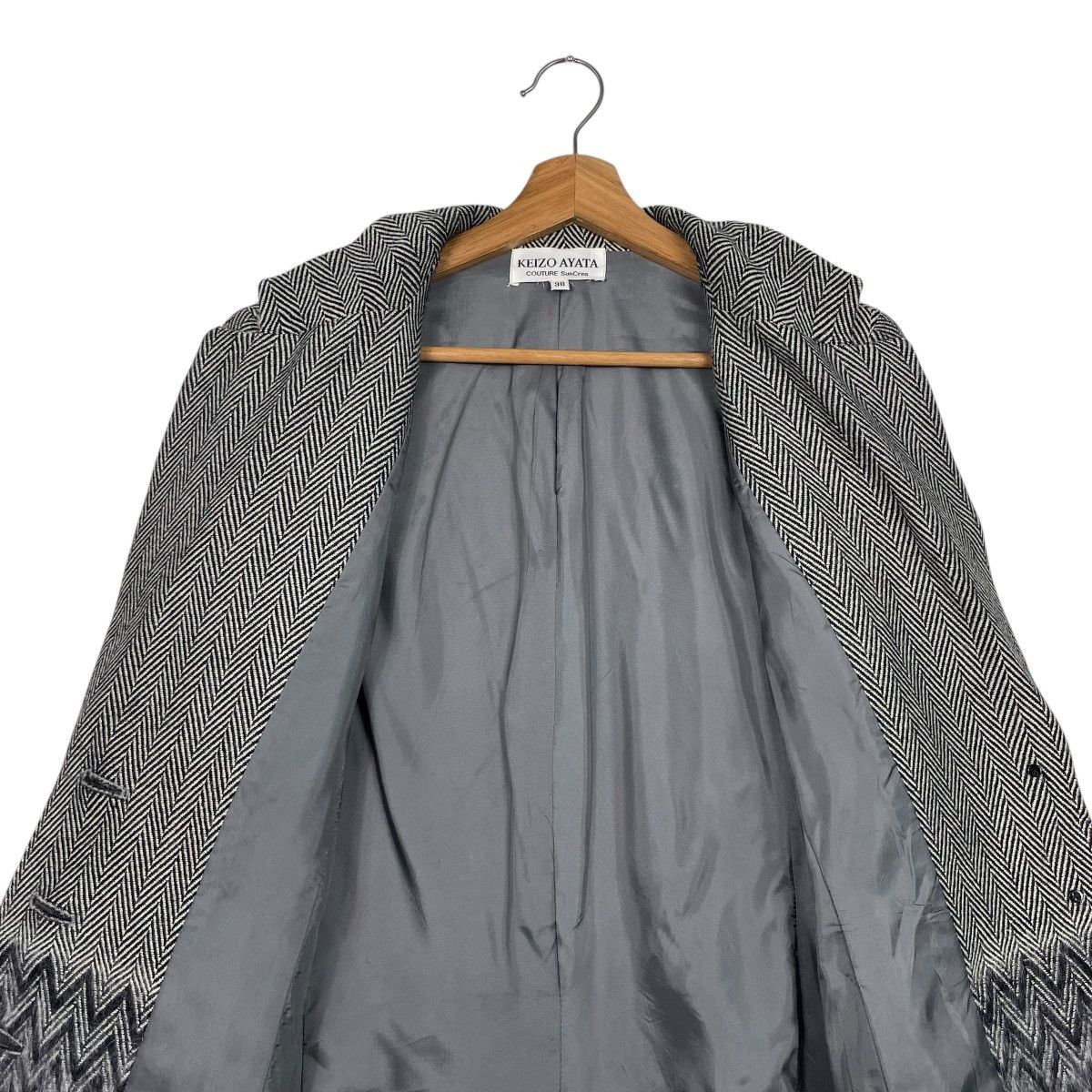 Japanese Brand Nice Design Keizo Ayata Herringbone Women Jacket Size M / US 6-8 / IT 42-44 - 12 Thumbnail