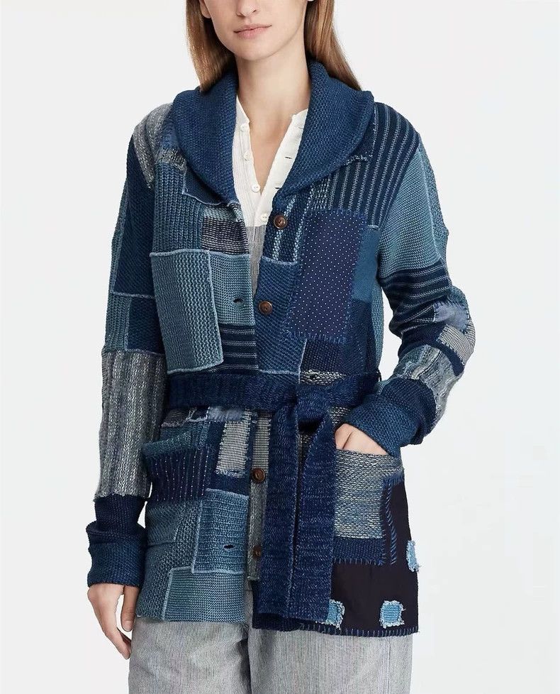 RRL Ralph Lauren RRL Ralph Lauren Women's retro blue dyed Baijia fabric pat Size M / US 6-8 / IT 42-44 - 2 Thumbnail