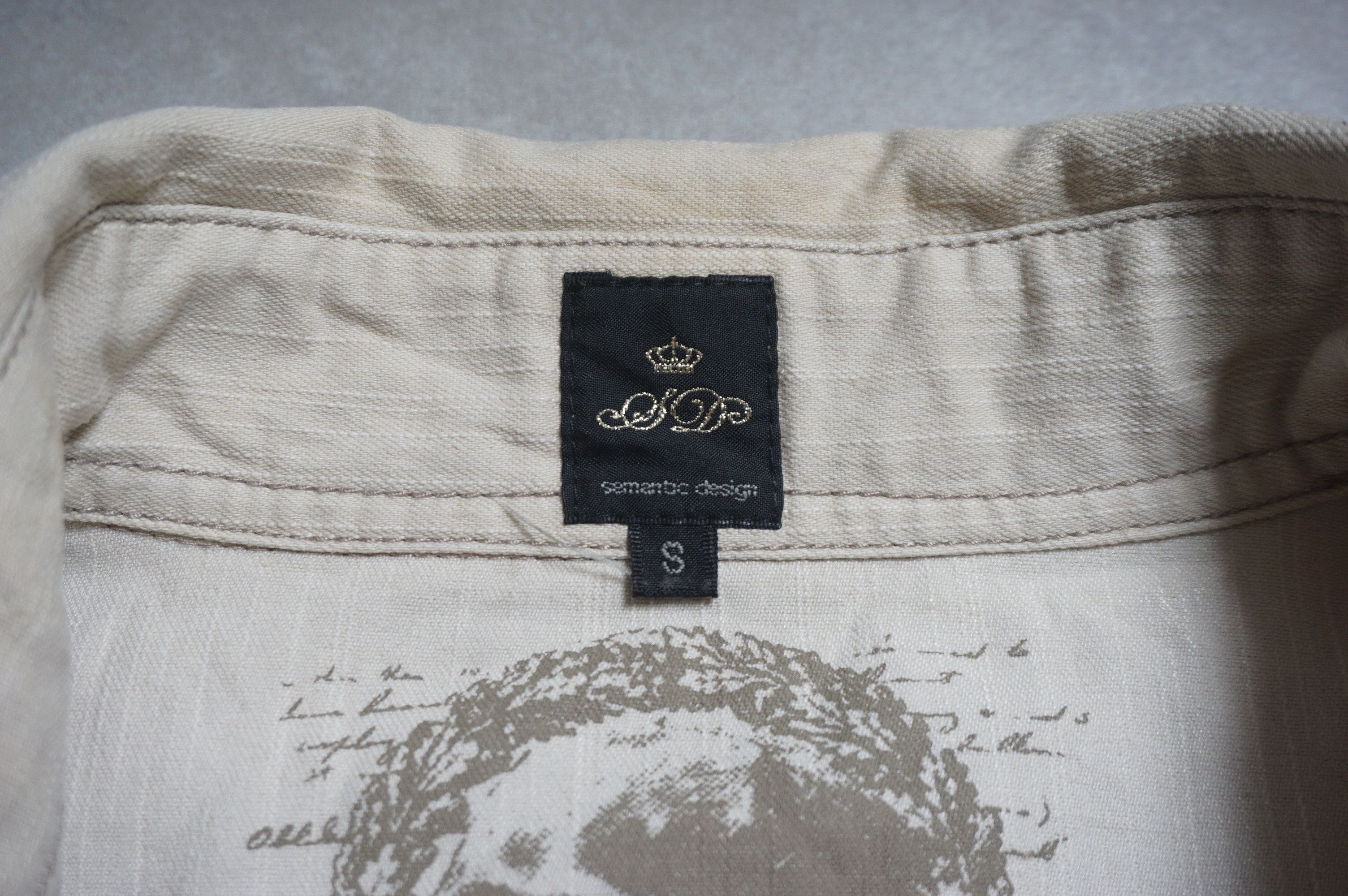 semanticdesign Semantic Design studed poem shirt Size US S / EU 44-46 / 1 - 6 Thumbnail