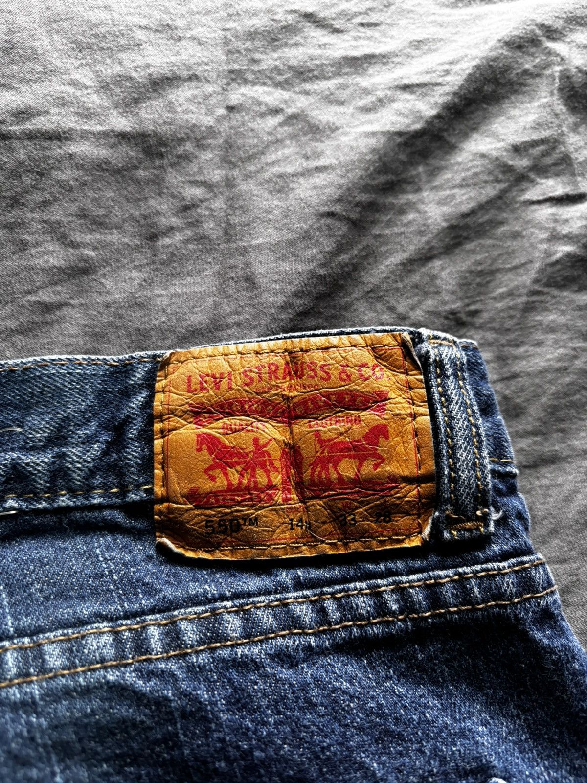 Levi's × Vintage Levis Vinatge 550 relaxed 33X28 Size US 33 - 3 Thumbnail