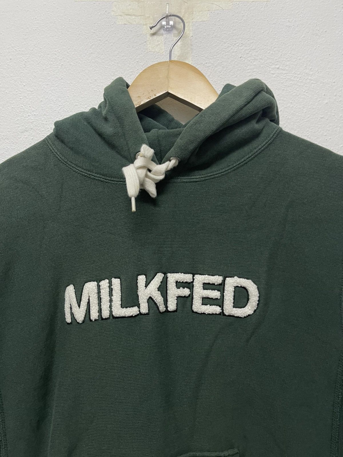 Champion × Vintage VINTAGE CHAMPION X MILKFED BOX LOGO HOODIE GREEN COLOUR Size US S / EU 44-46 / 1 - 5 Thumbnail