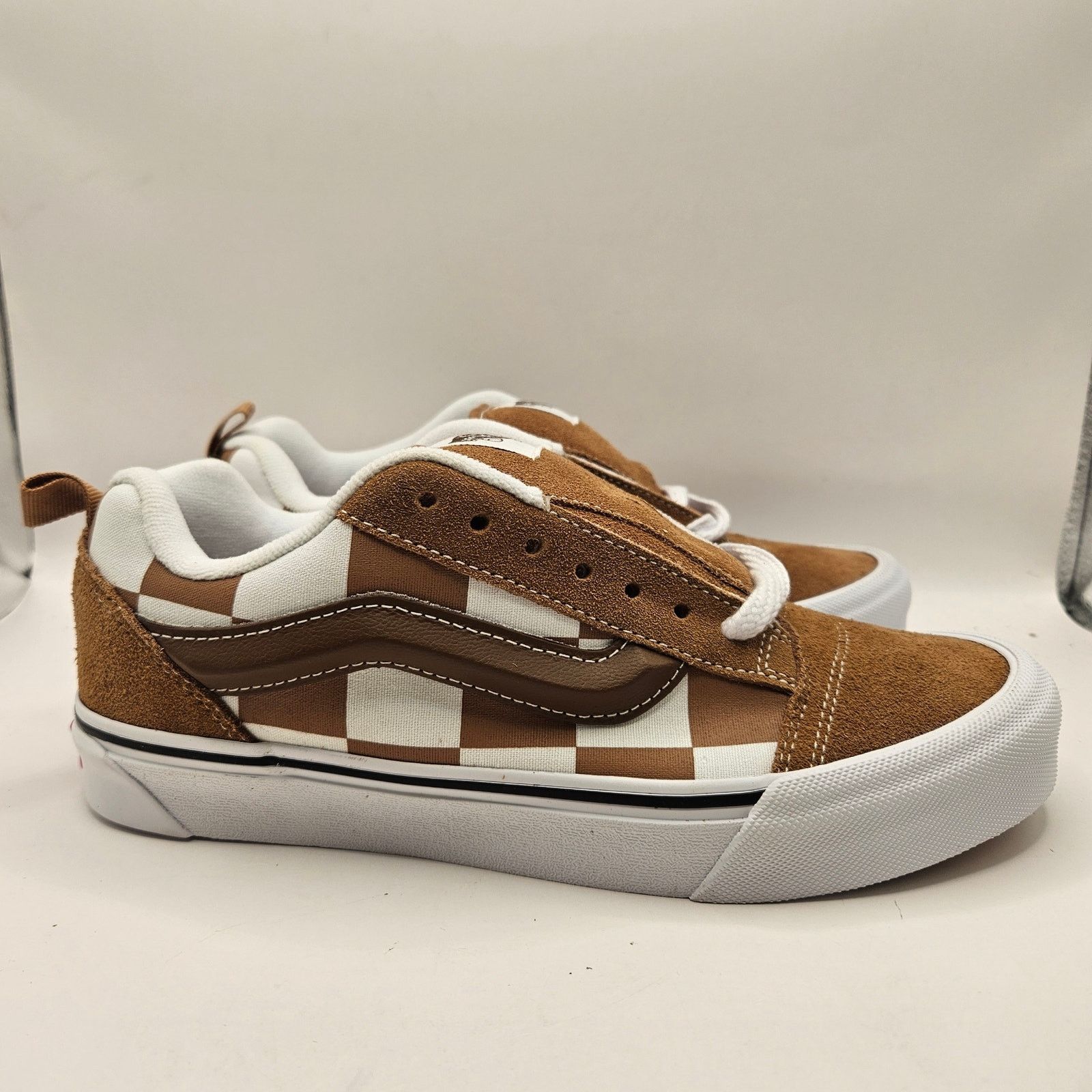 Vans VANS MEN'S 8 KNU SKOOL MEGA CHECK BROWN NWOB VN000CRPBRO Size US 8 / EU 41 - 5 Thumbnail