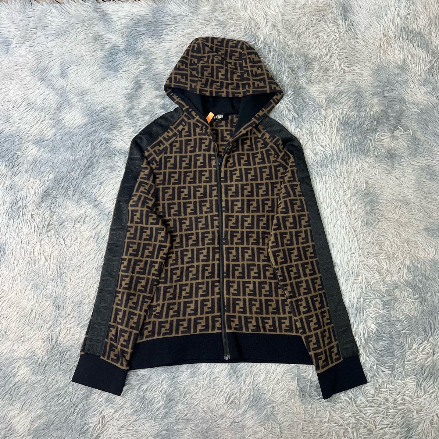 Fendi Fendi All-Over Print Zip Jacket Size US XL / EU 56 / 4 - 1 Thumbnail