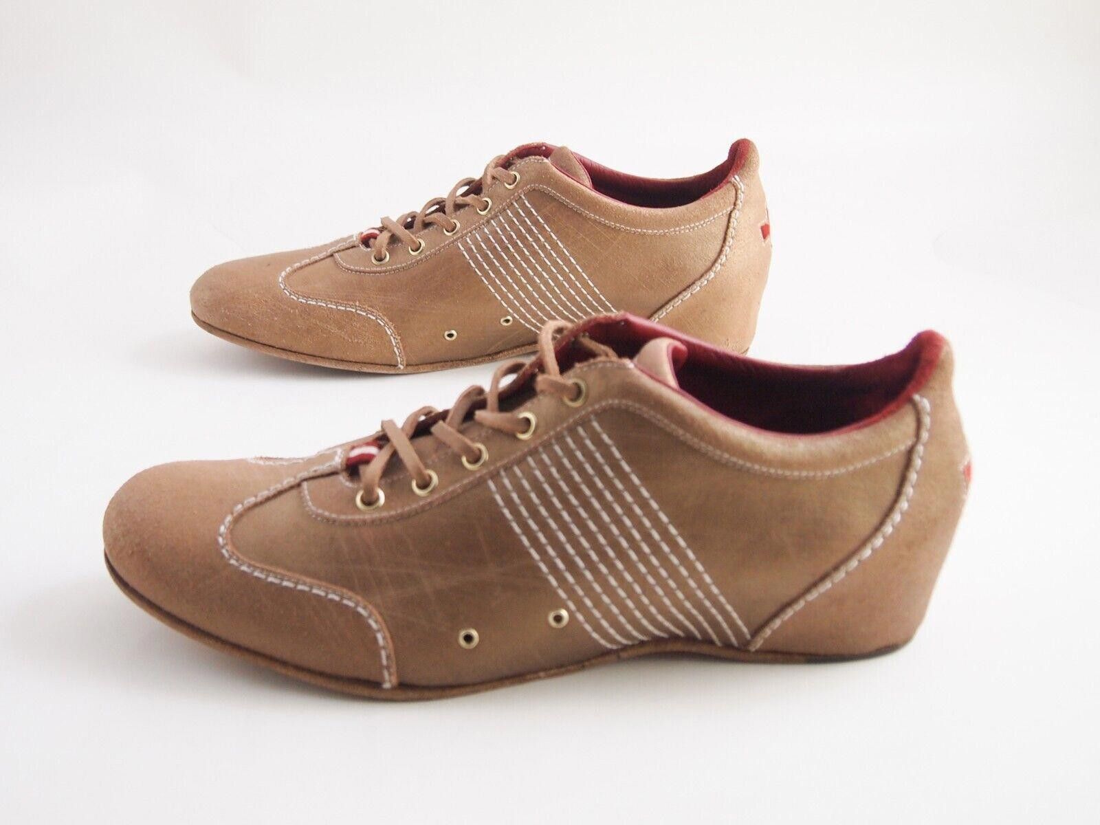 Bally Bally Agnana Sneakers Brown Suede Womens EU 41 US 10.5 M Size US 10.5 / IT 40.5 - 2 Thumbnail