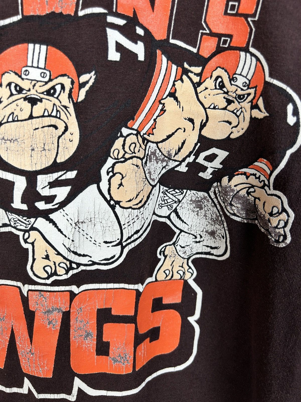 Logo 7 90s 7Logo Clevelands Browns Dawgs NFL Single Stitch T-Shirt Size US XL / EU 56 / 4 - 4 Thumbnail