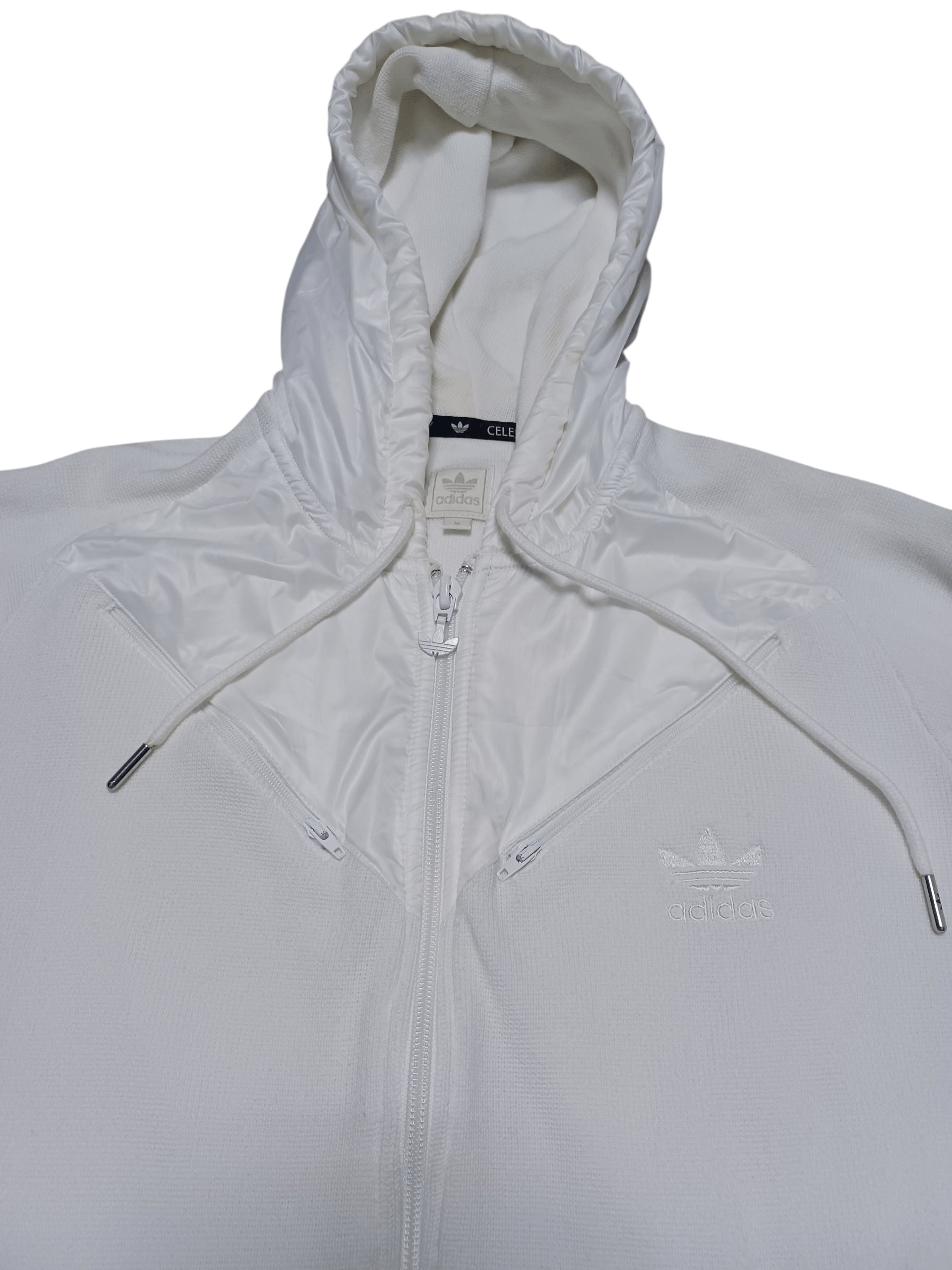 Adidas ADIDAS ORIGINALS VINTAGE 2008 BIG LOGO ZIP HOODIE Size US M / EU 48-50 / 2 - 2 Thumbnail