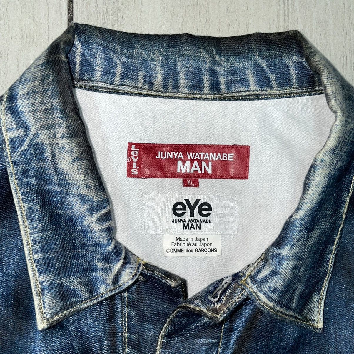 Junya Watanabe × Levi's Junya Watanabe Levi’s Type 1 Illusion Denim Jacket AD 2021 Size US XL / EU 56 / 4 - 4 Thumbnail