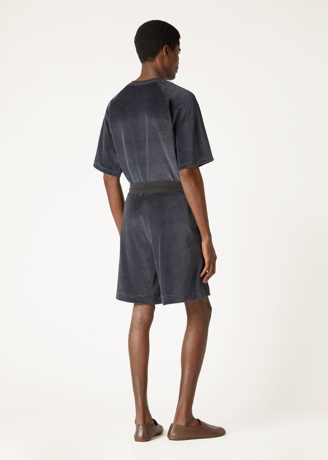 Loro Piana o1w1db10725 FAO5386 Duggia T-Shirt in Dark Grey Size US S / EU 44-46 / 1 - 5 Thumbnail