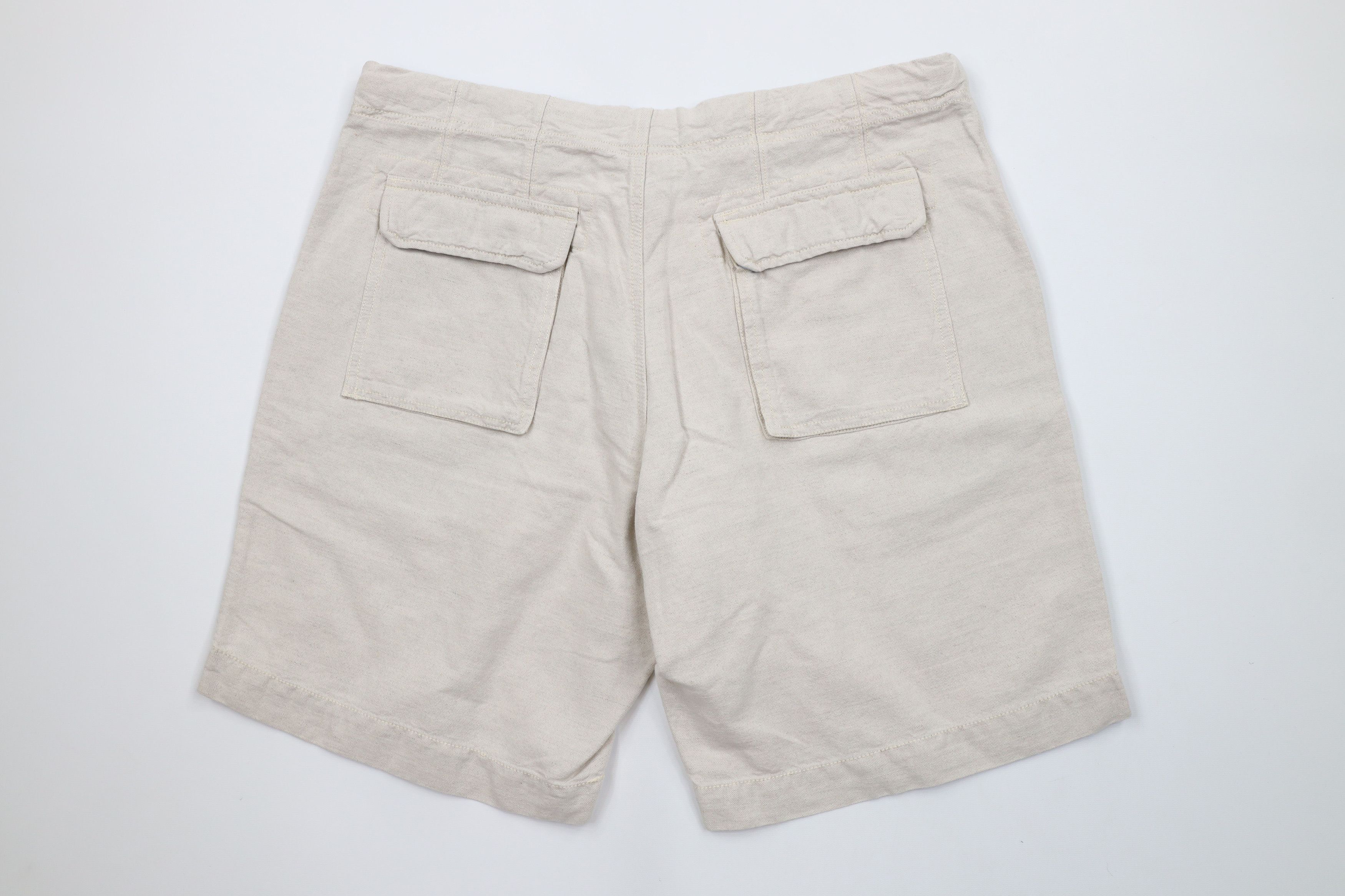 Gap Vintage Y2K Gap Above Knee Linen Blend Harem Shorts Beige Size US 34 / EU 50 - 8 Thumbnail