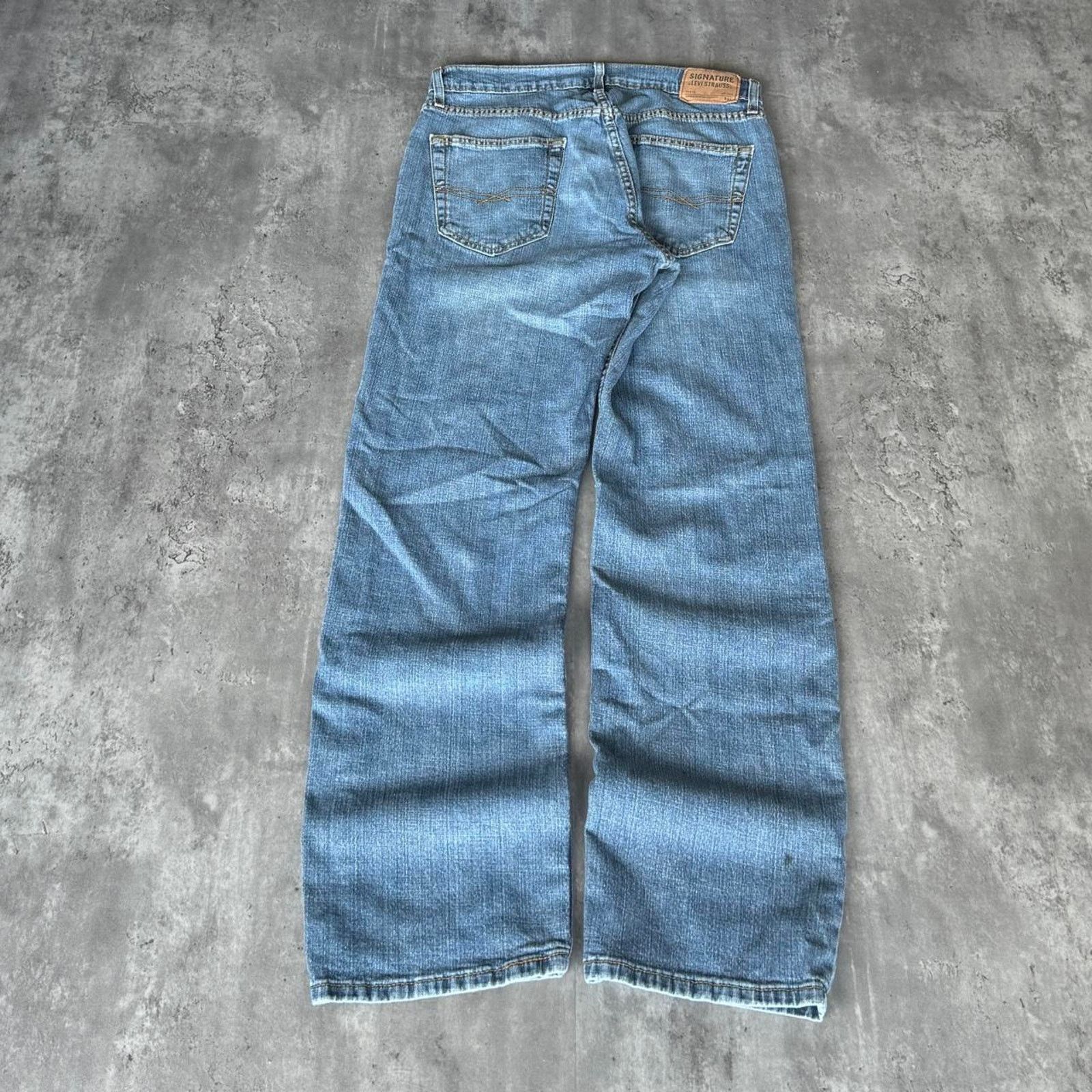 Levi's × Levi's Vintage Clothing Levi’s S61 Relaxed Fit Medium Wash Embroidered Denim Jeans Size US 34 / EU 50 - 1 Thumbnail