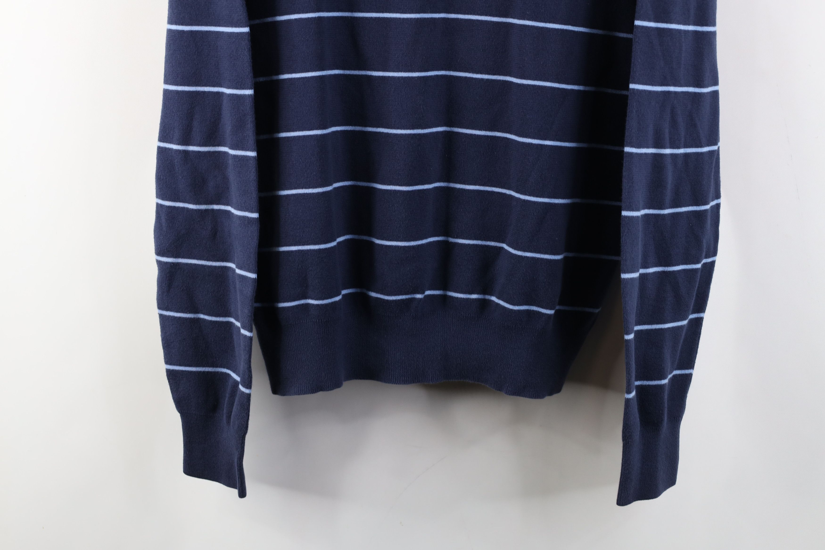 Polo Ralph Lauren Vintage 90s Ralph Lauren Striped Pima Cotton Knit Sweater Size US M / EU 48-50 / 2 - 3 Thumbnail
