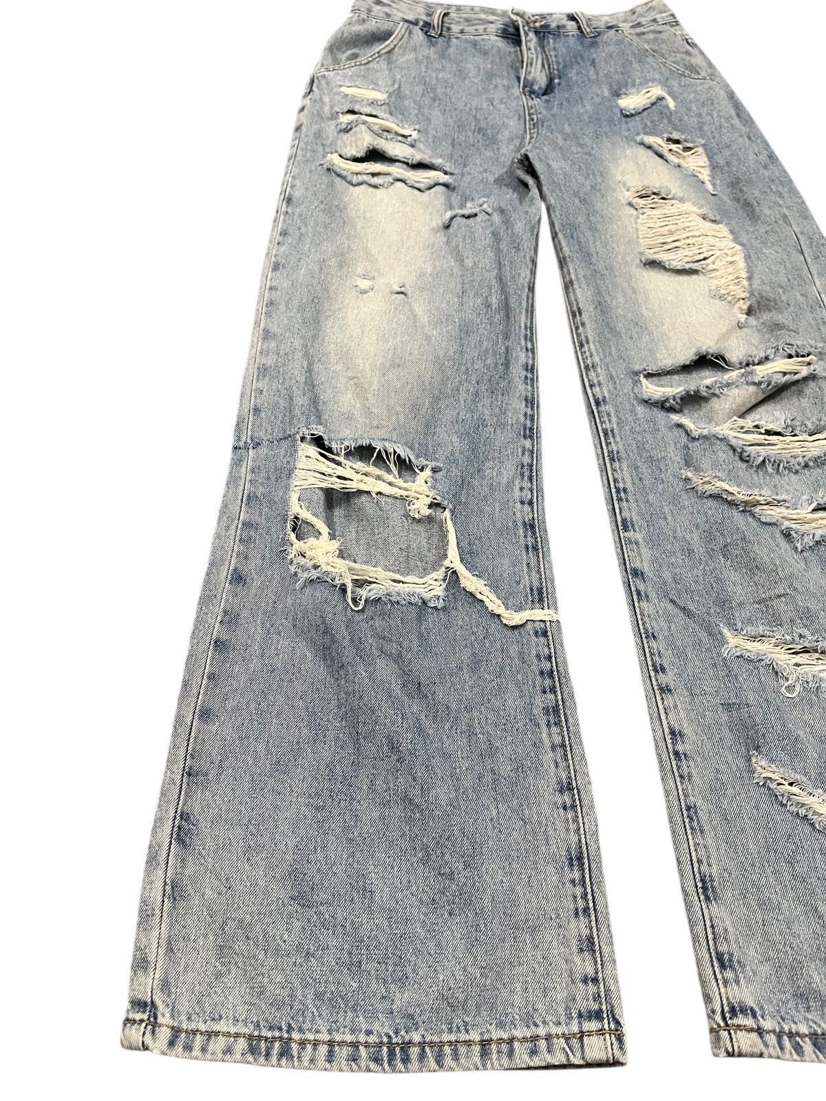 Japanese Brand × Vintage Vintage Japanese Brand Baggy Distresses Denim Size US 30 / EU 46 - 4 Thumbnail