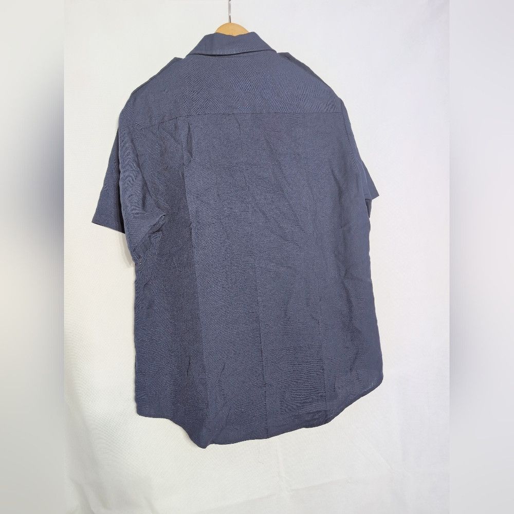 Vintage Flying Cross Police Uniform Sz L Men's Blue Button-Up Shirt Size US L / EU 52-54 / 3 - 3 Thumbnail