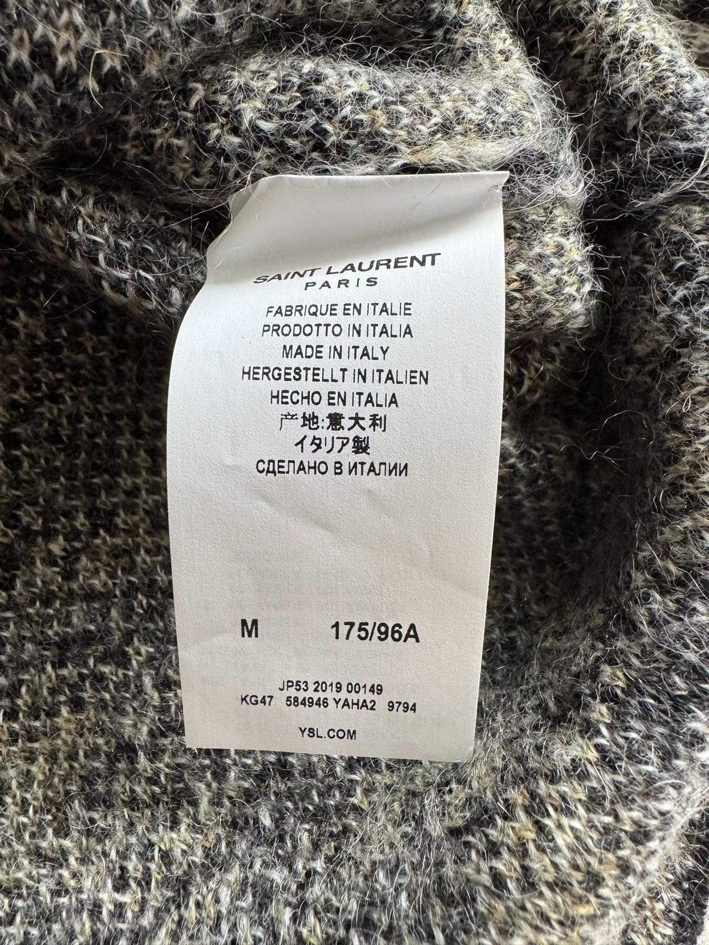 Saint Laurent Paris Saint Laurent Kitten Leopard Print Sweater K33 Size US M / EU 48-50 / 2 - 4 Thumbnail