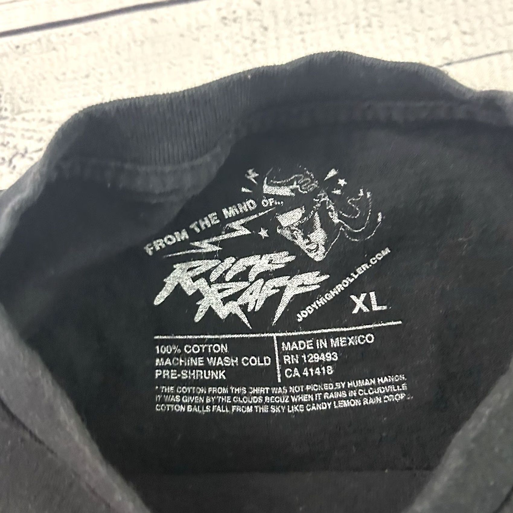 GRAFF Riff Raff Neon Icon Aquaberry Short Sleeve T Shirt Men's XL Black Size US XL / EU 56 / 4 - 4 Thumbnail