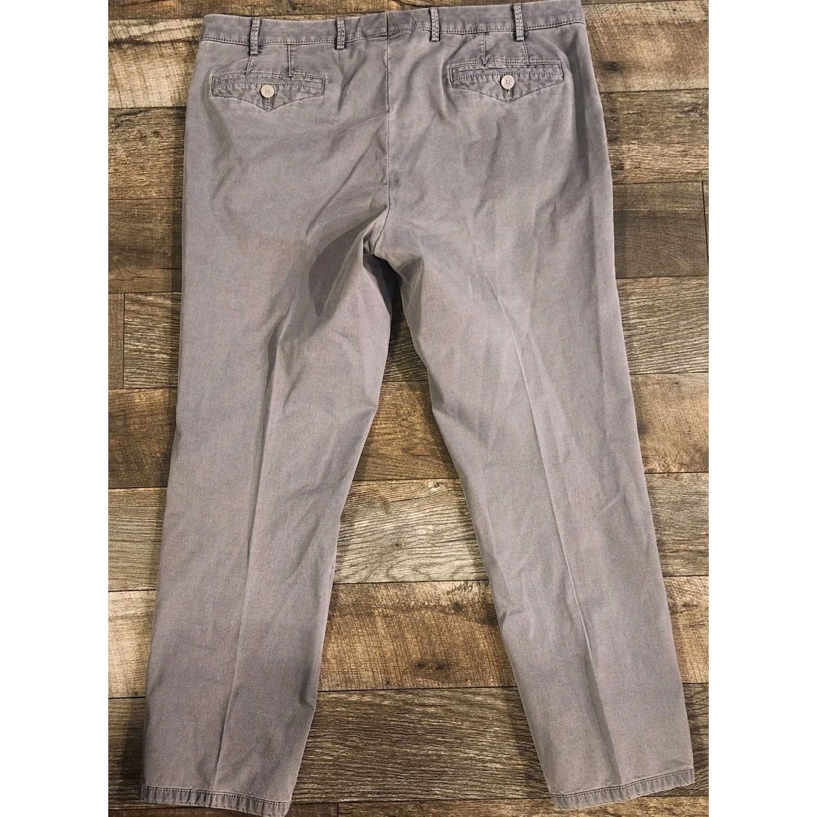 Vintage Meyer Chicago Mens 40x29 Trouser Beige Khaki Cotton Stretch Smart Casual Pants City Wear Mens Straight Leg 29 Inseam Regular Size 40 Lightweight AI Size US 40 / EU 56 - 6 Thumbnail