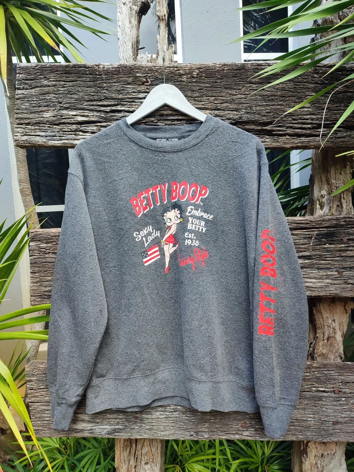 Japanese Brand Betty Boop Graphic Sweatshirt – Japan Exclusive Print (2021) Size US M / EU 48-50 / 2 - 1 Thumbnail