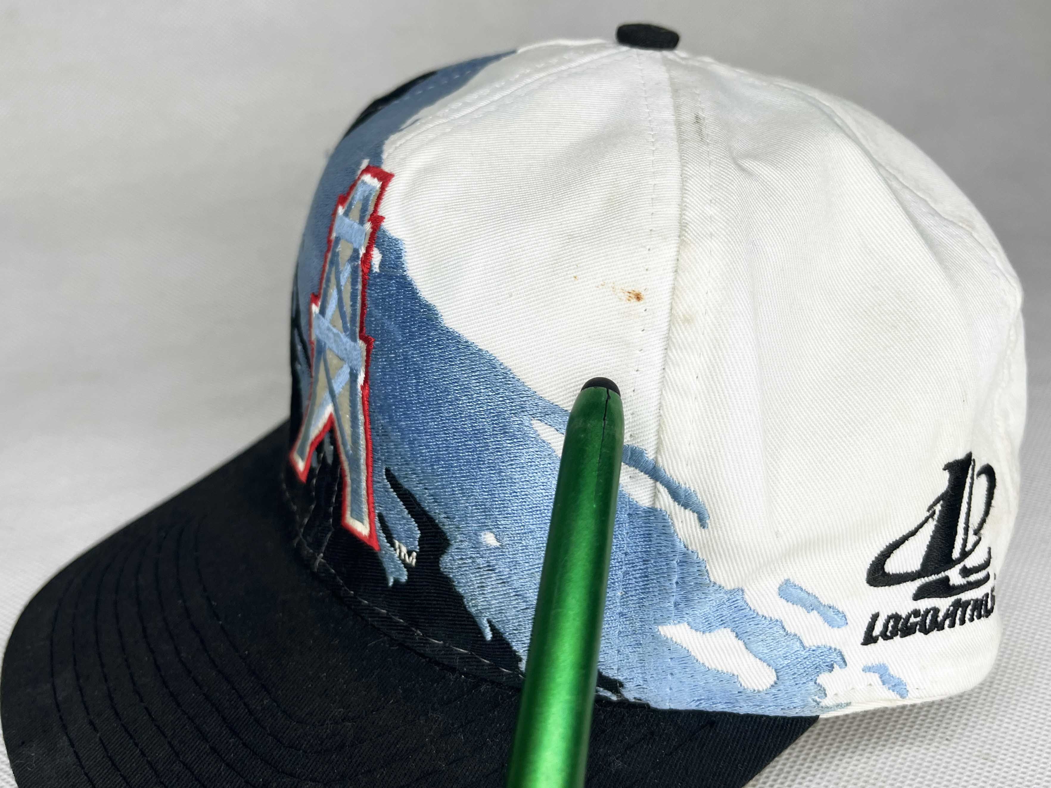 Logo Athletic Vintage Logo Athletic NFL Houston Oilers Splash Snapback Cap Size ONE SIZE - 10 Thumbnail