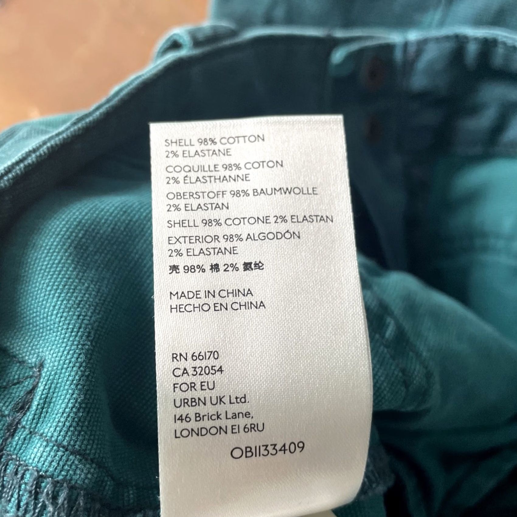 Anthropologie Anthropologie Cargo Pants Womens Size 27 Austin Camo Teal Green Camouflage Crop Pants Women Regular 27 in Green Camouflage Cargo Crop Size 27" / US 4 / IT 40 - 4 Thumbnail