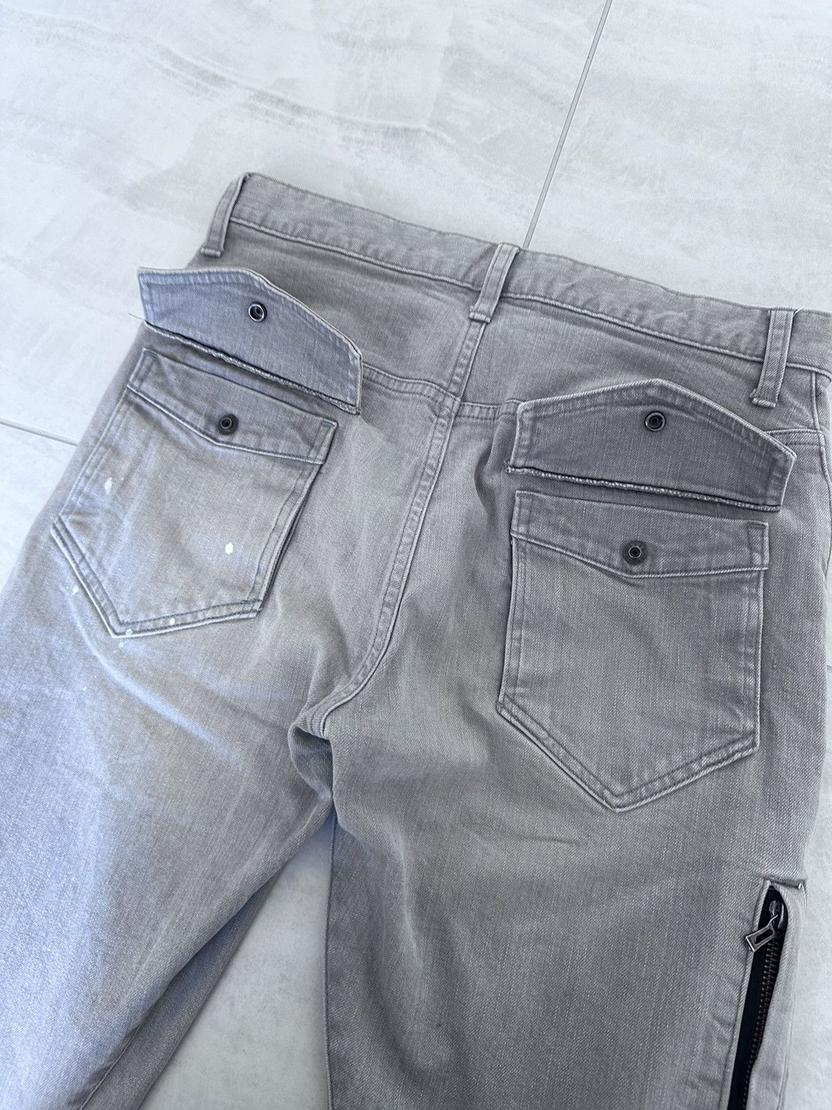 If Six Was Nine × Le Grande Bleu (L.G.B.) × Shellac SHELLAC J CUT SPIRAL DENIM ZIPPER POCKET Size US 30 / EU 46 - 14 Thumbnail