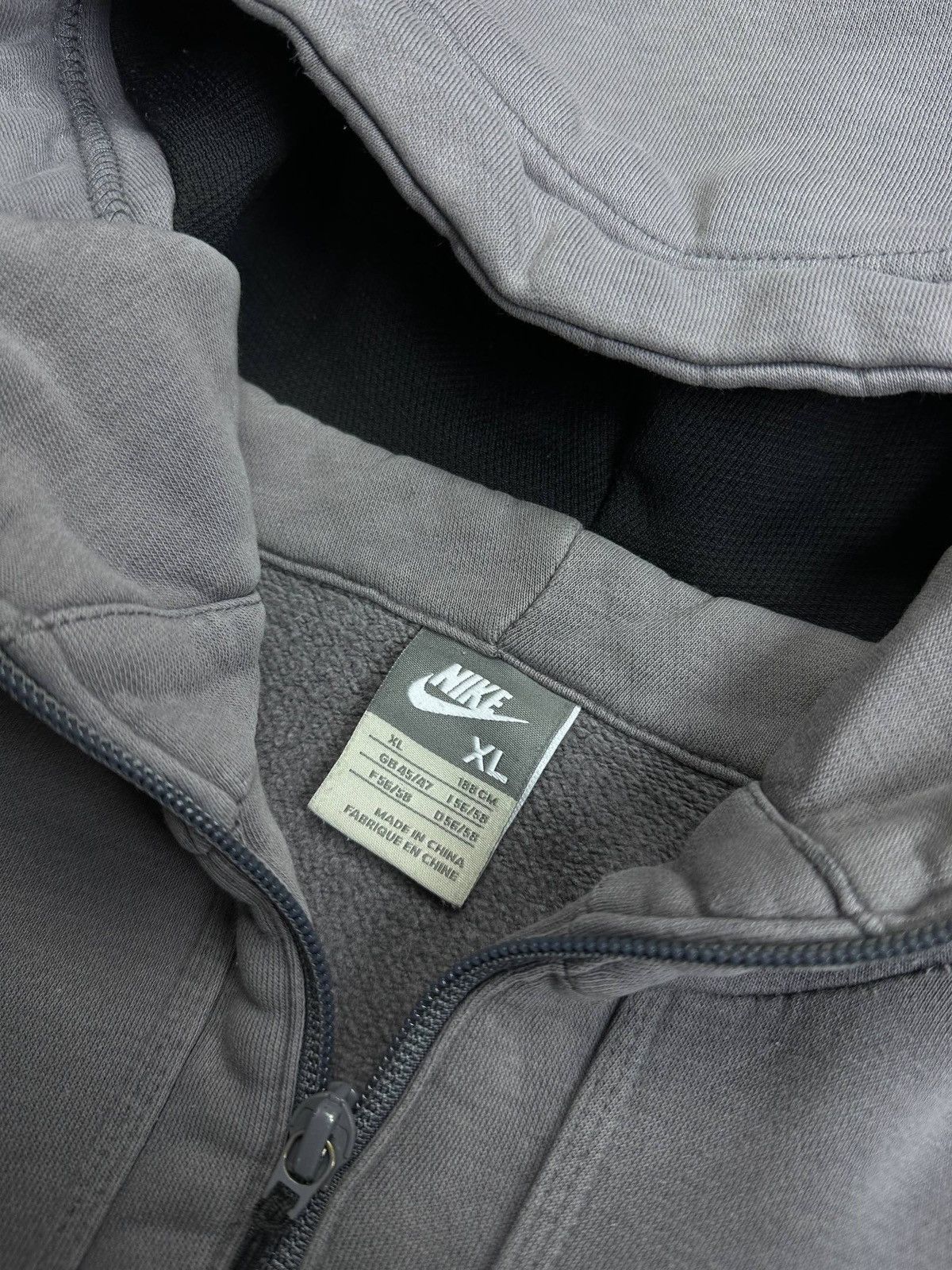 Nike Vintage 90s Nike Air Big Logo Ninja Hood Zip Hoodie XL Size US XL / EU 56 / 4 - 8 Thumbnail